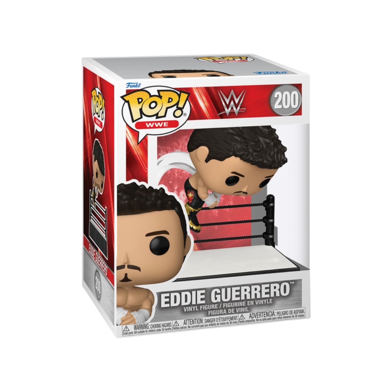 Funko Pop! WWE Eddie Guerrero vinyl figure packaging on a white background