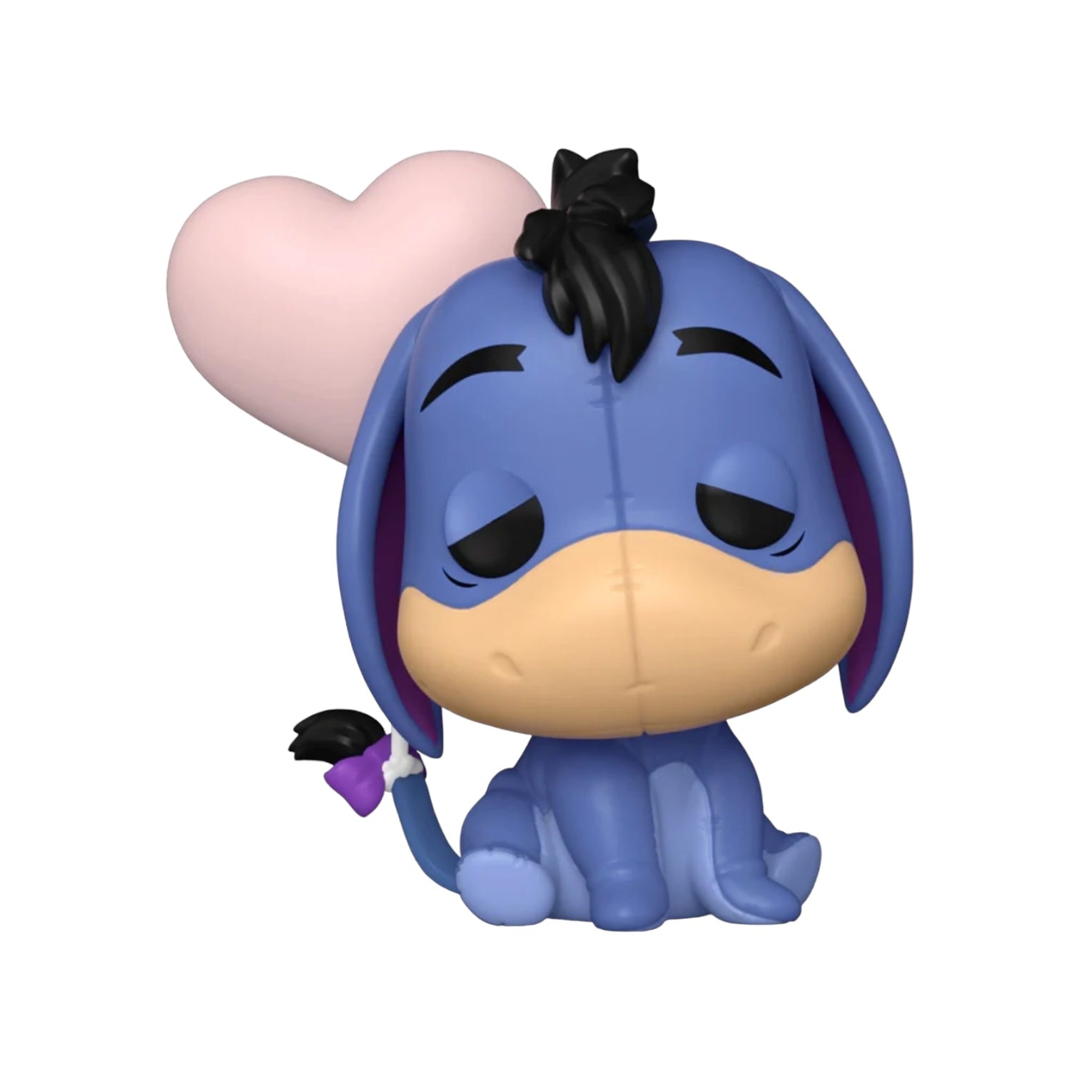 Exclusive Eeyore Funko Pop! figure from Disney's Winnie the Pooh, featuring Eeyore with a colorful balloon.