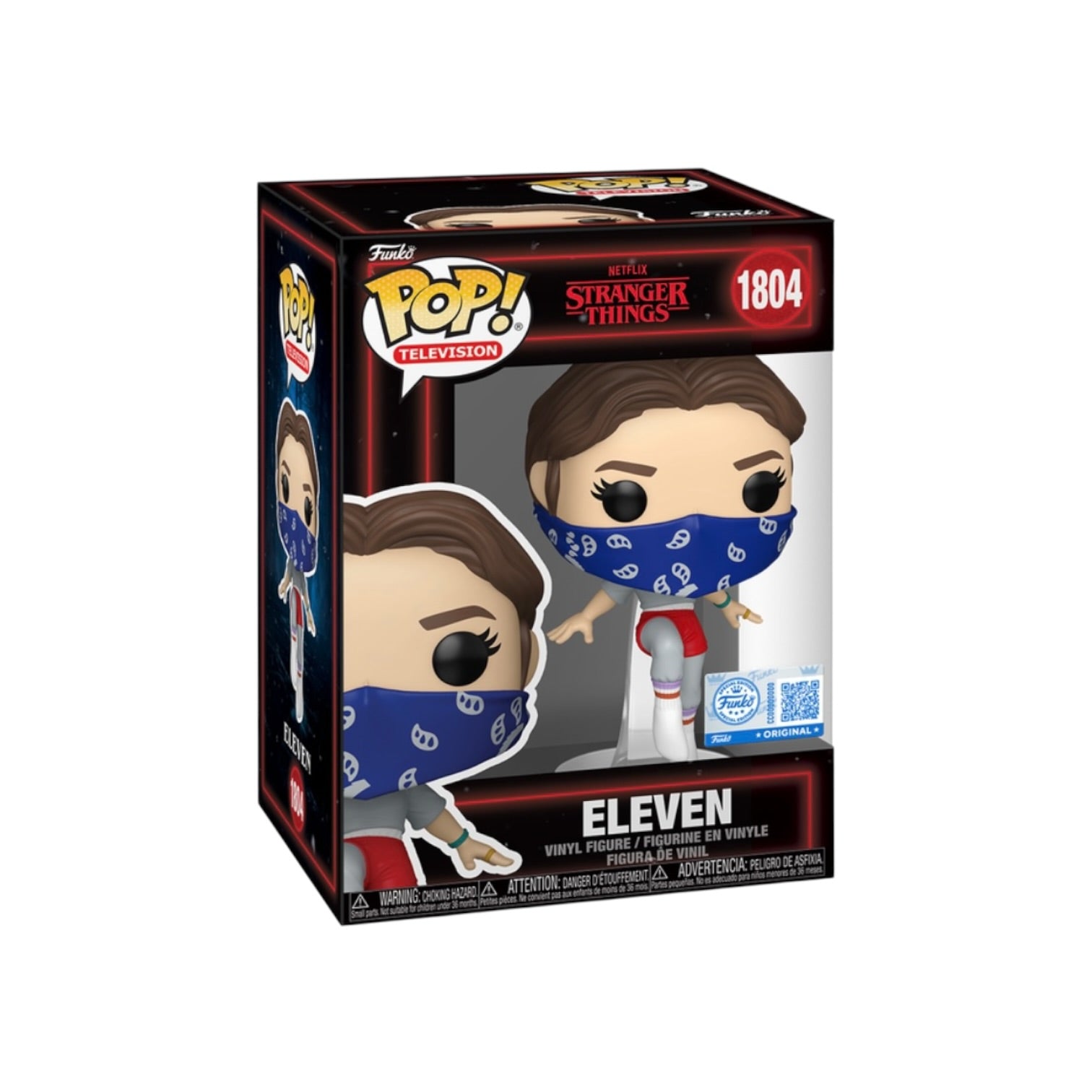 Eleven #1804 (Floating) Funko Pop! - Stranger Things - Funko Exclusive Box