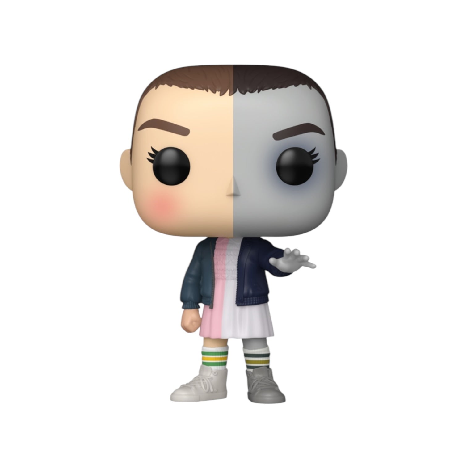 Funko Pop! vinyl figure with half-face design on a white background