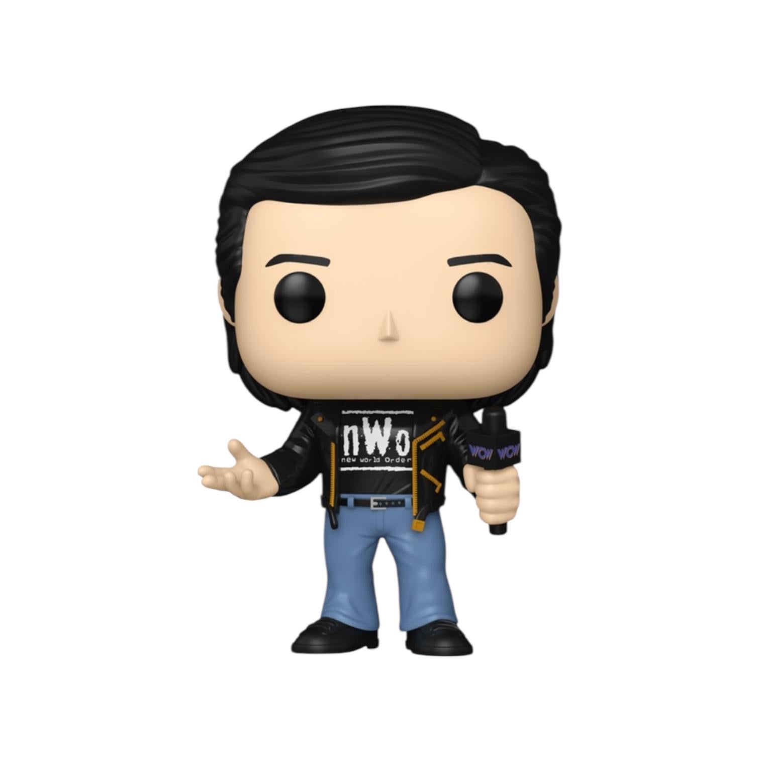 Funko Pop! vinyl figure of a character wearing a jacket with 'NWO' on it against a white background
