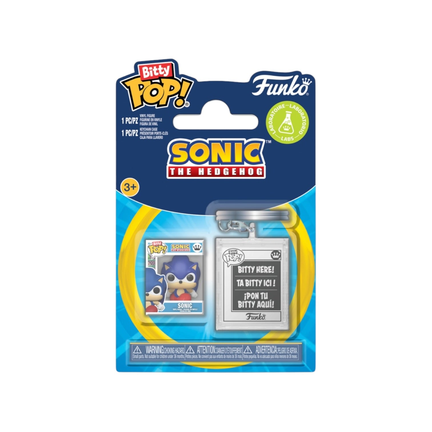 Sonic Bitty Pop and Accessory Funko Keychain - Sonic the Hedgehog - PREORDER