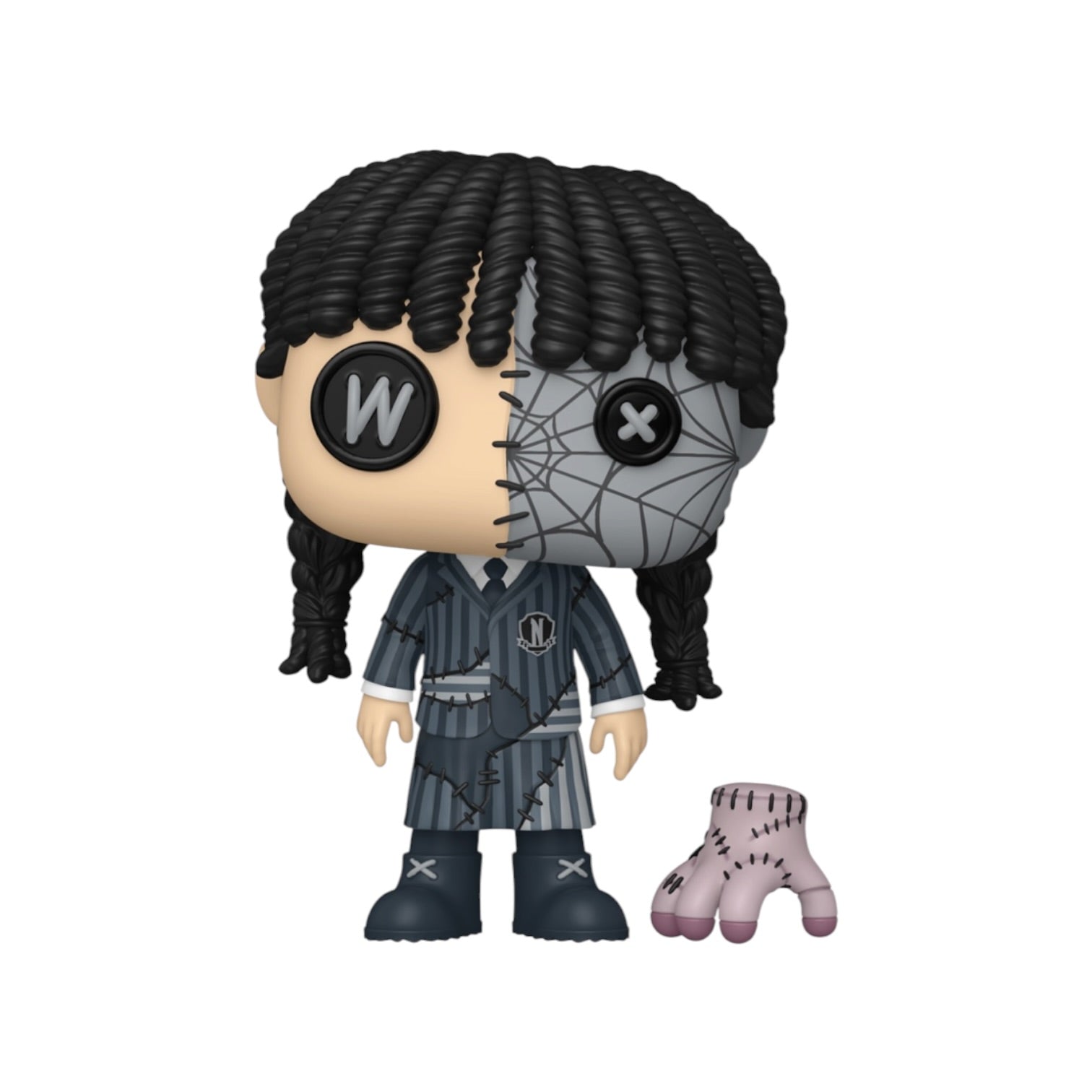 Wednesday Addams with Thing  (Patchwork) #1492 Funko Pops - The Addams Family - PREORDER