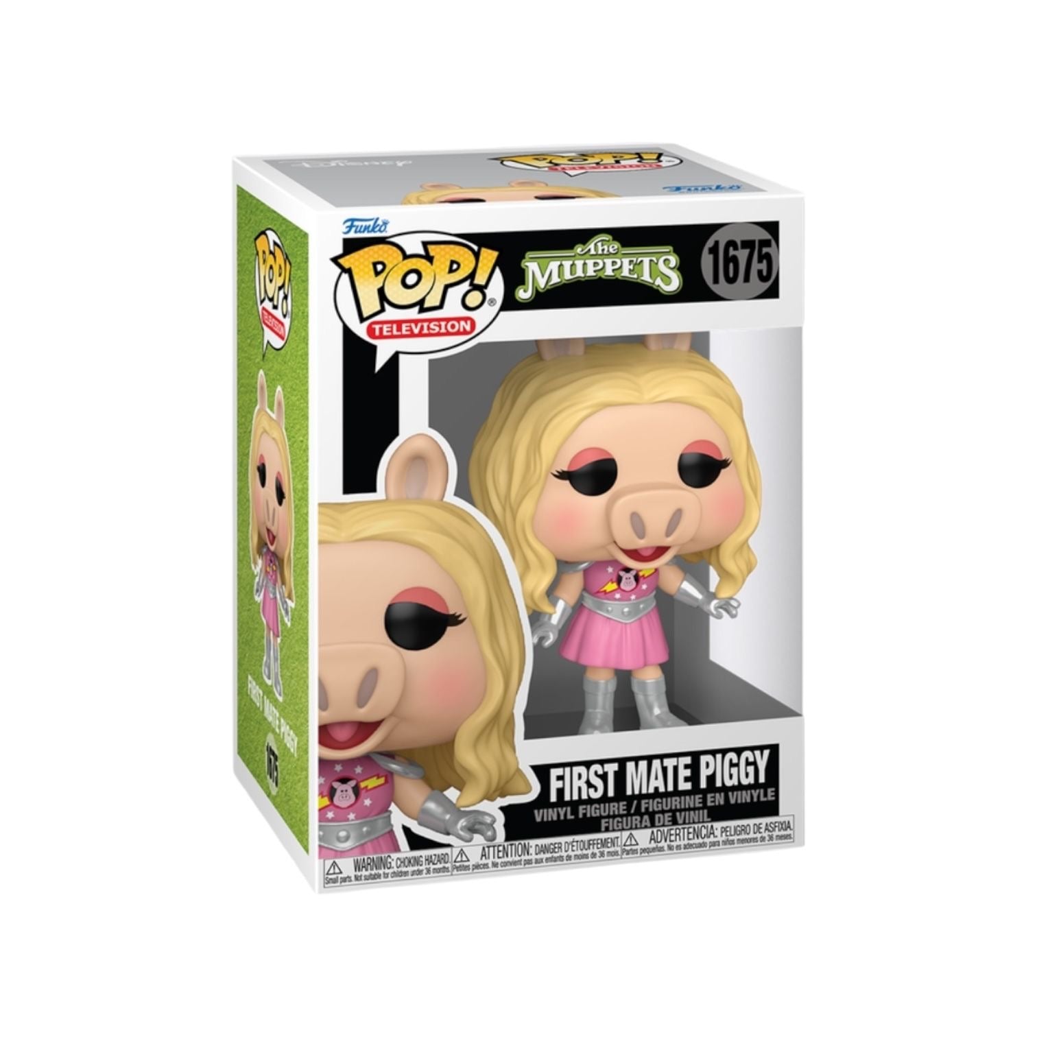 Funko Pop! vinyl figure packaging of First Mate Piggy from The Muppets