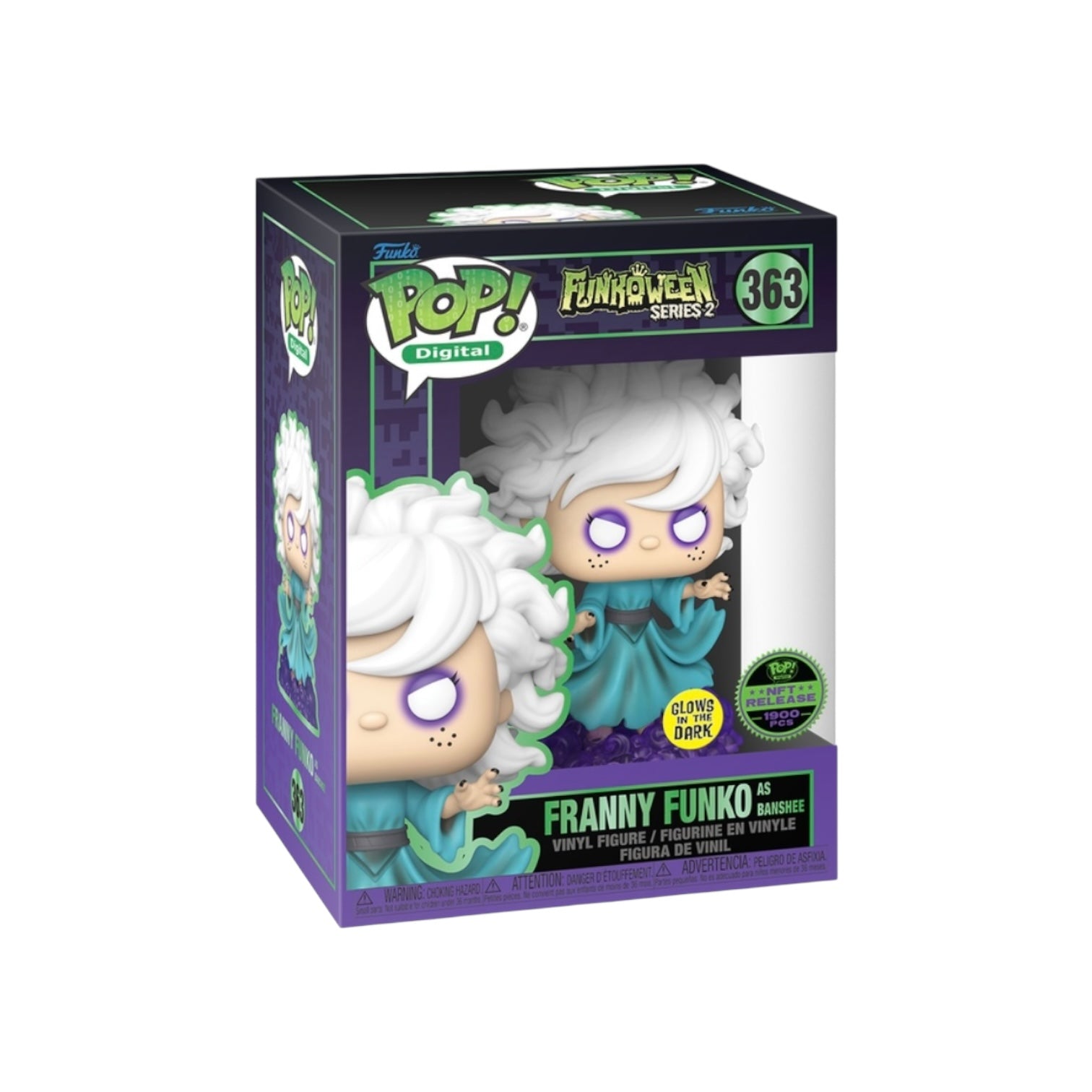 Franny Funko as Banshee #363 (Glows in the Dark) Funko Pop! - Funkoween Series 2 - NFT Release Exclusive LE1900 Pcs Box