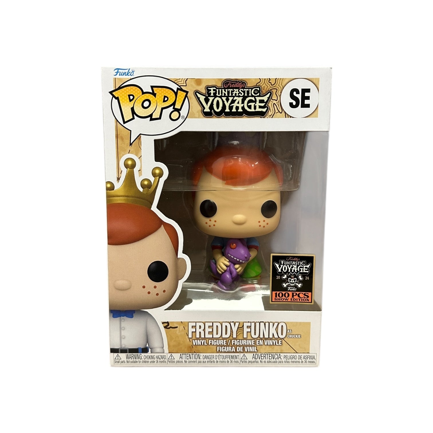 Freddy Funko as Chuckie (w/ Purple Reptar) | Funko Pop | Rugrats ...