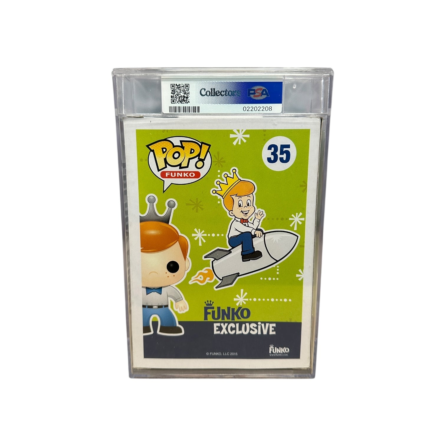 Funko Pop! vinyl figure in packaging with green label and Funko logo.