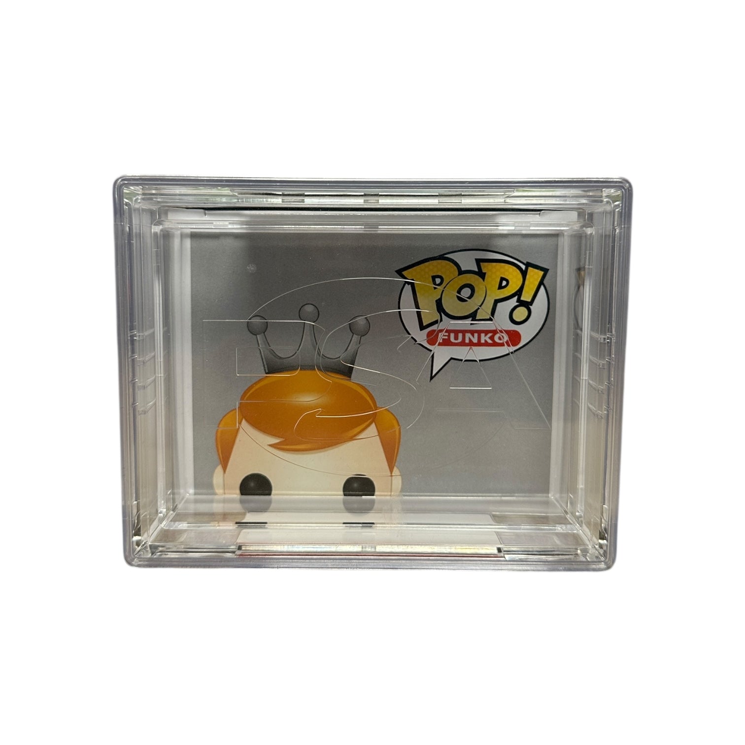 Funko Pop! vinyl figure in a clear display case on a white background