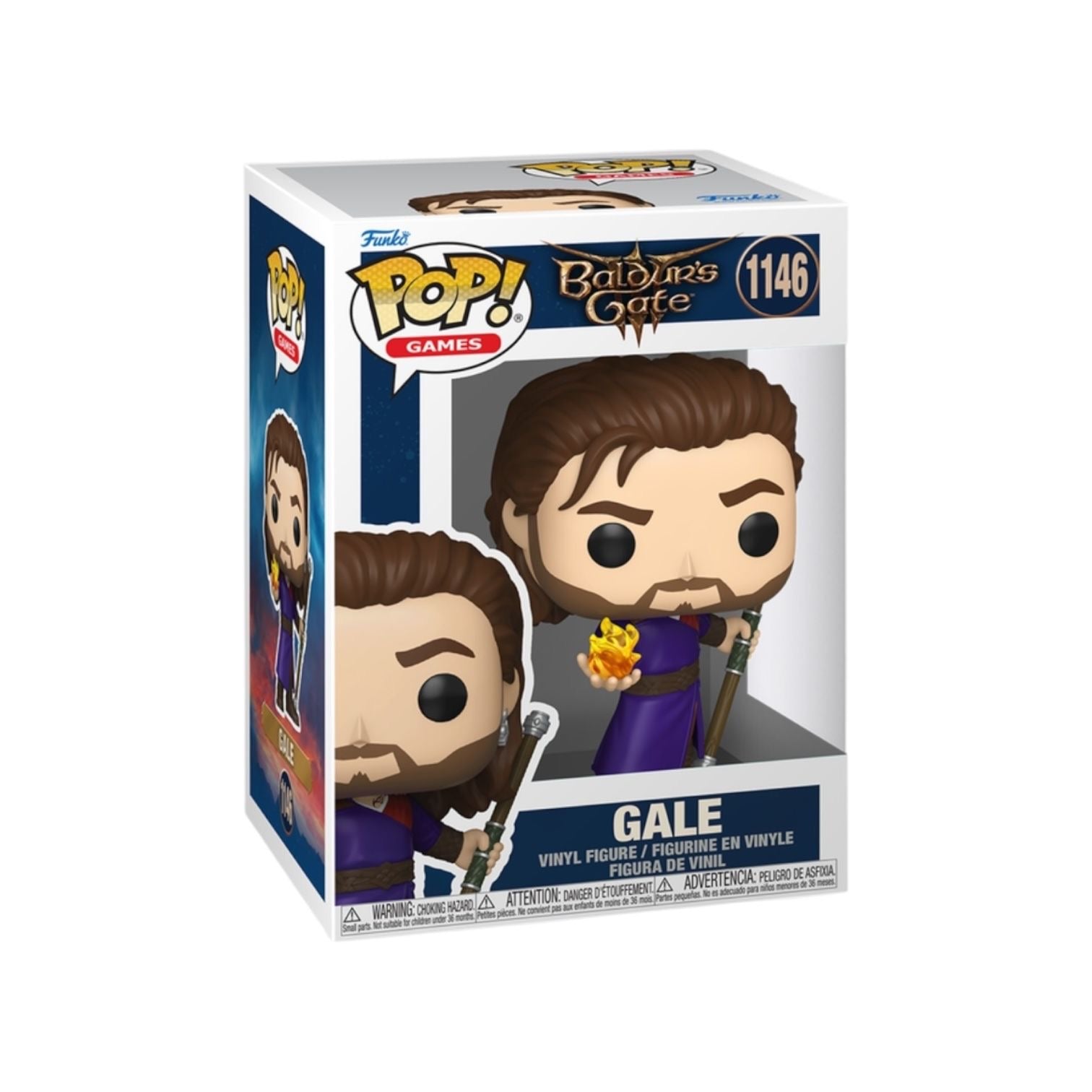 Funko Pop! vinyl figure of Gale from Baldur's Gate game in packaging