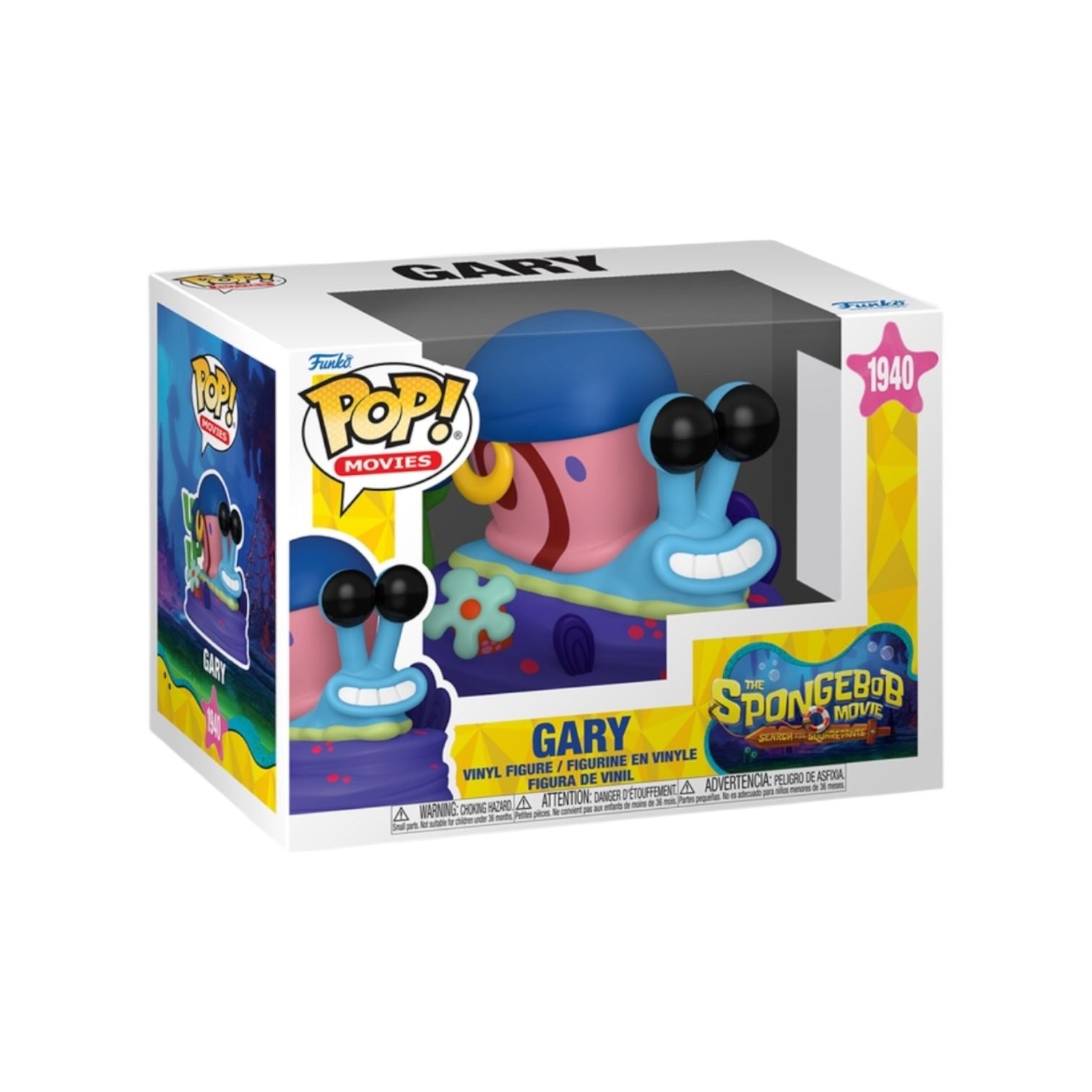 Funko Pop! vinyl figure of Gary from SpongeBob SquarePants in packaging