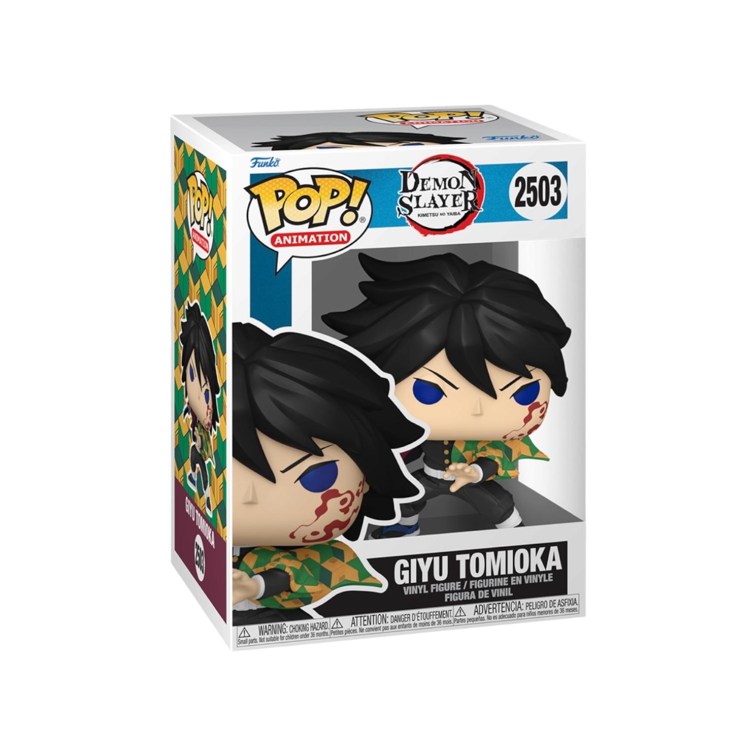 Funko Pop! vinyl figure of Giyu Tomioka from Demon Slayer in packaging