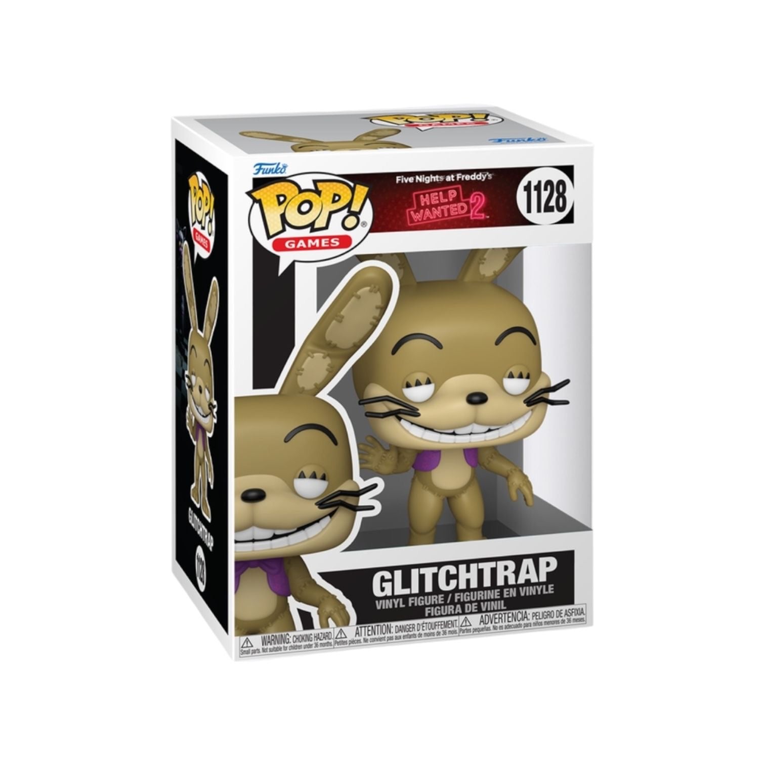 Funko Pop! vinyl figure of Glitchtrap from Five Nights at Freddy's 2 in packaging
