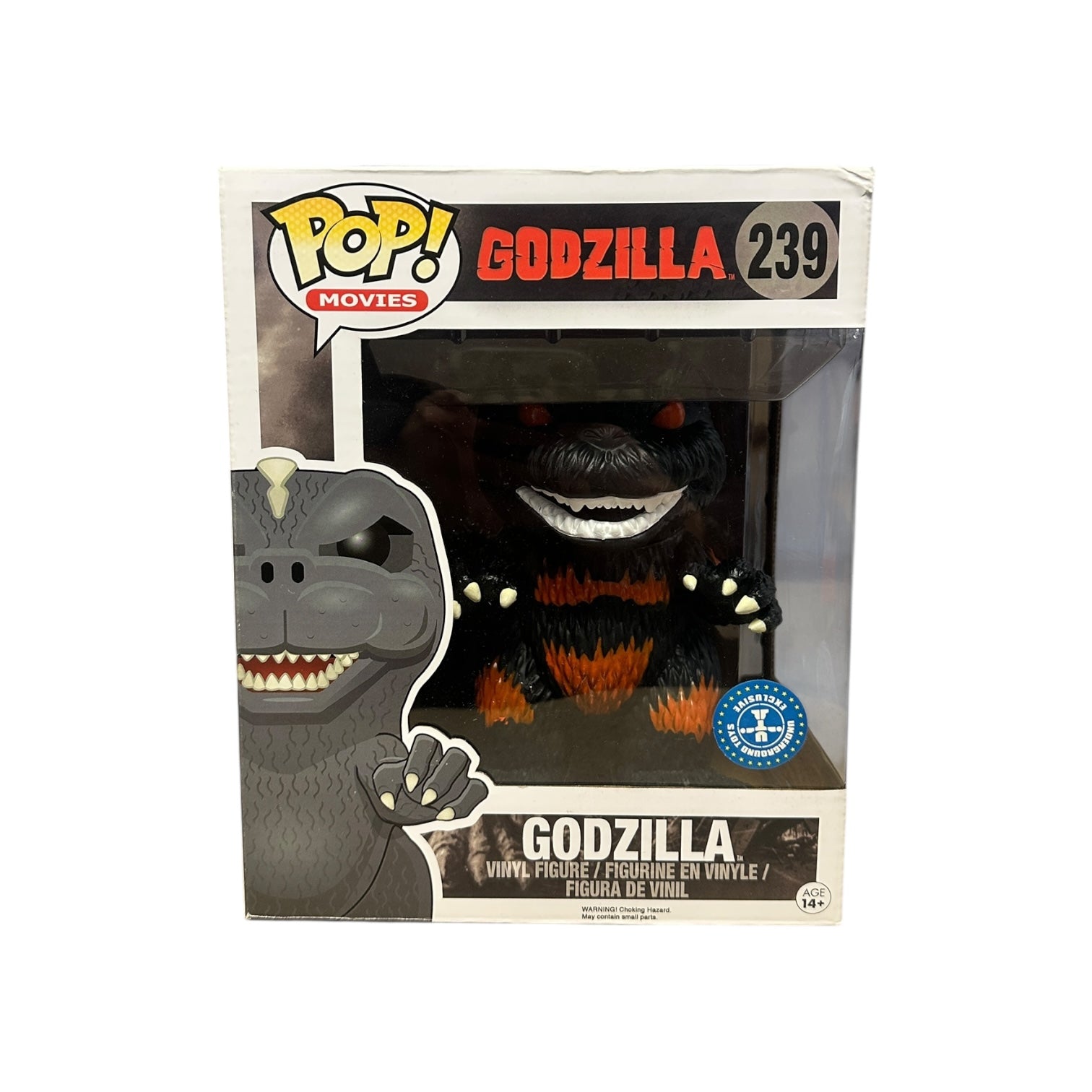 Funko Pop! vinyl of Burning Godzilla