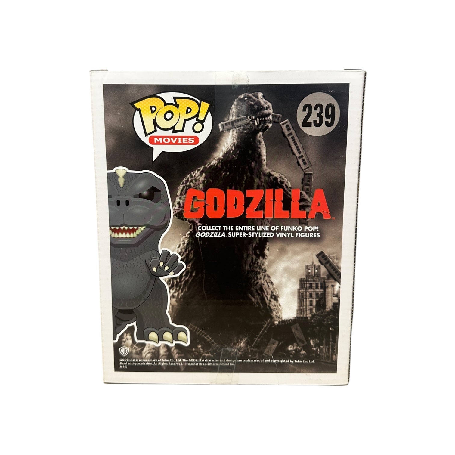 Funko Pop! Godzilla vinyl figure packaging on a white background