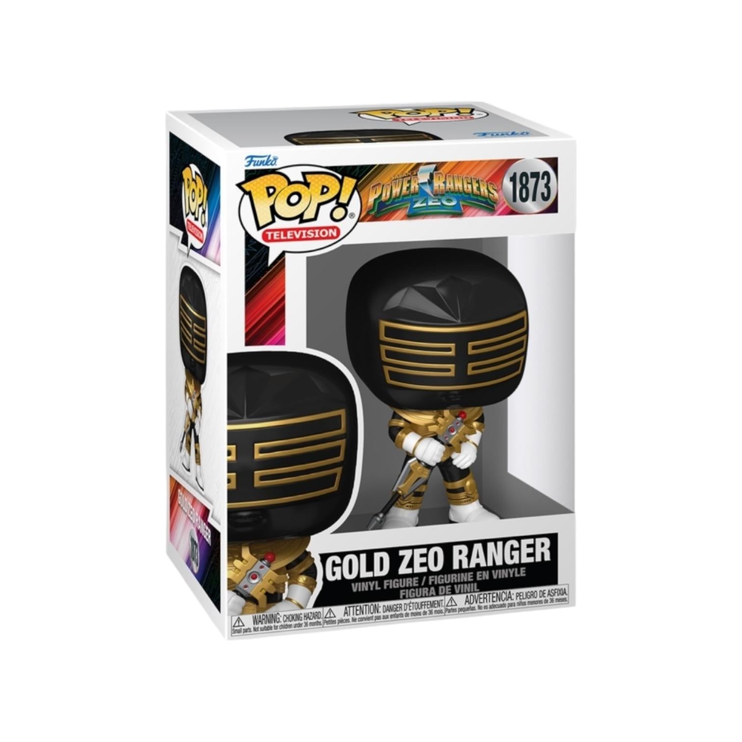 Funko Pop! Gold Zeo Ranger figure packaging