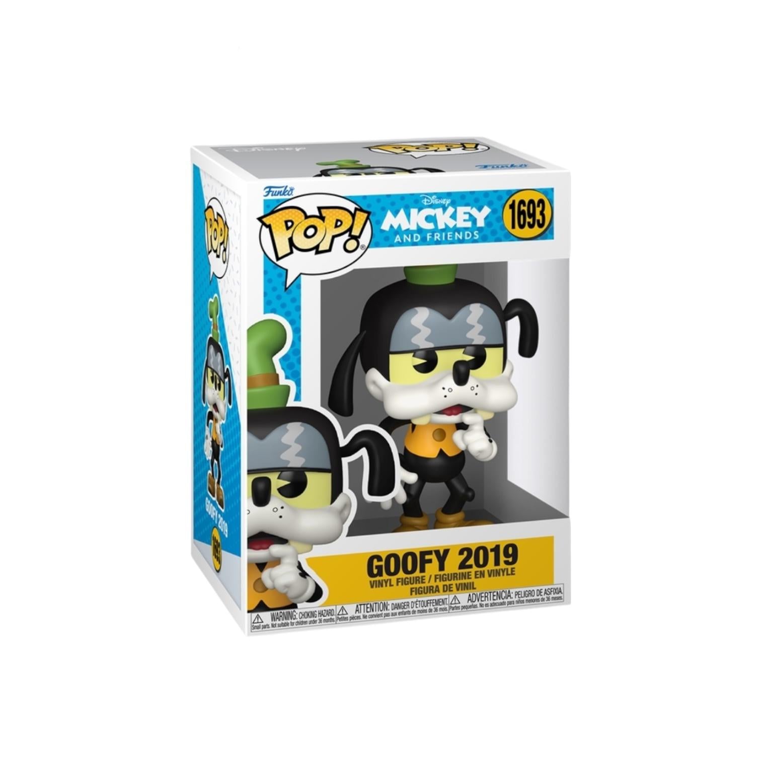 Funko Pop! vinyl figure of Goofy in packaging with Disney branding