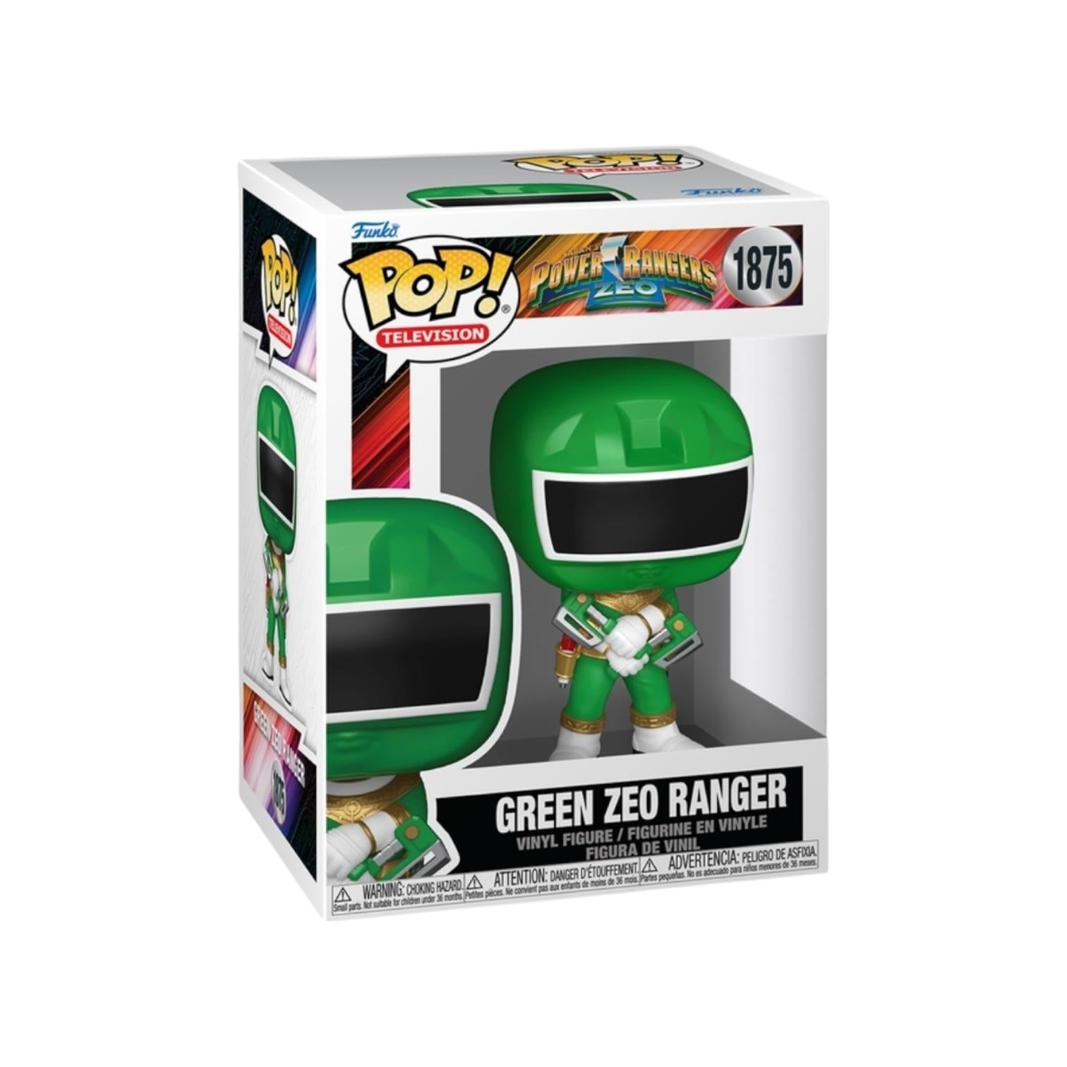 Funko Pop! Green Zeo Ranger figure packaging