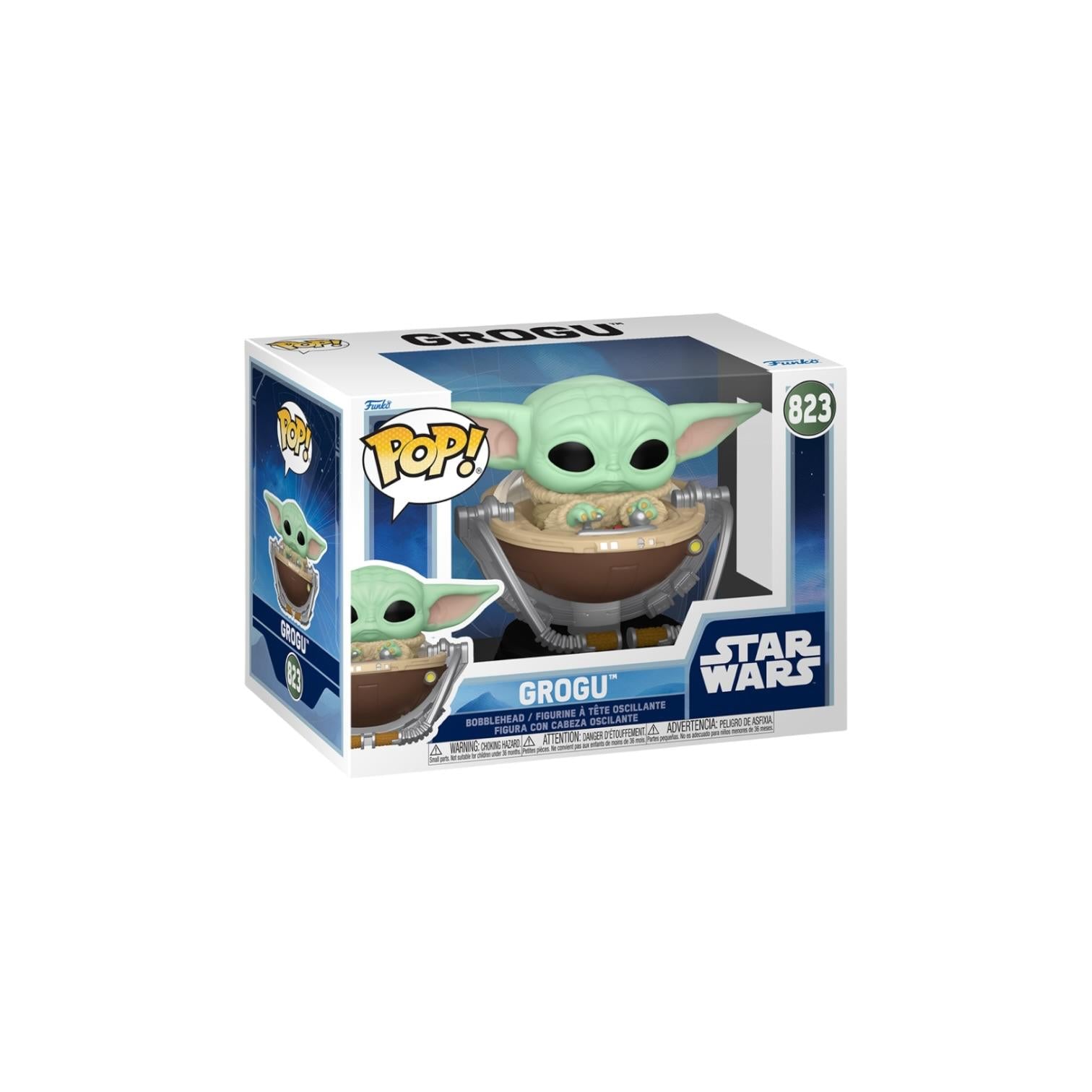 Grogu in Pram 823 Funko Pop 