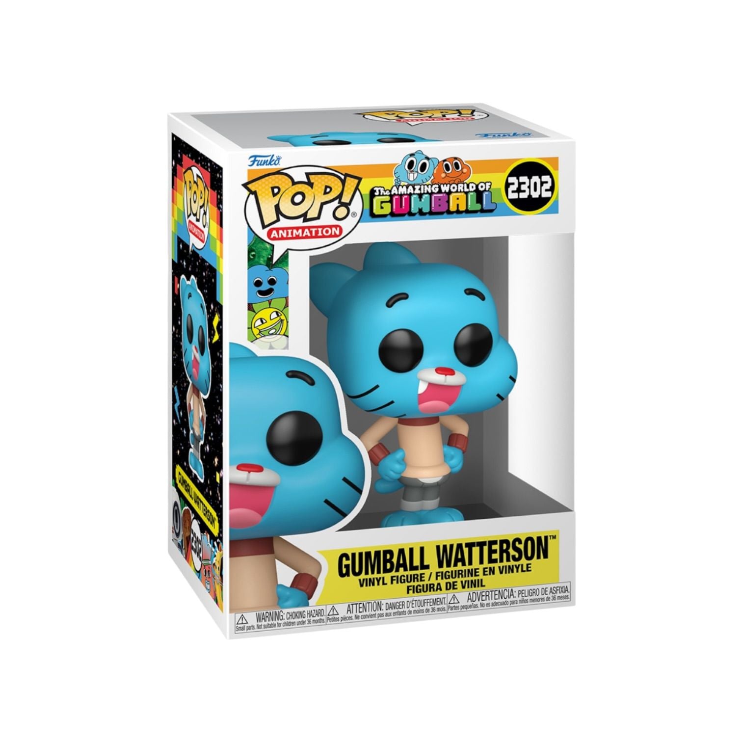 Funko Pop! vinyl figure of Gumball Watterson in packaging on a white background