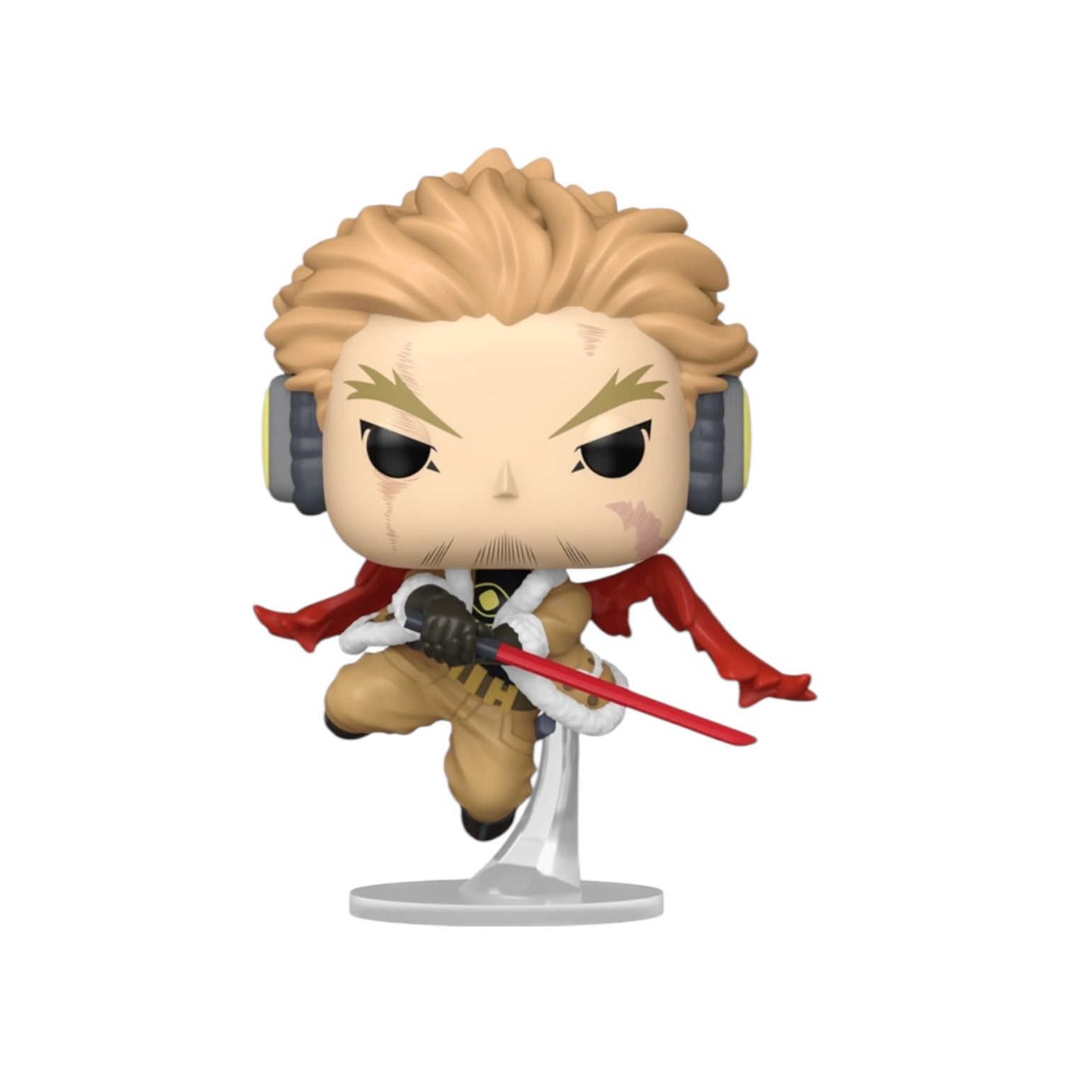 Funko Pop! vinyl figure with blonde hair and a red cape on a white background