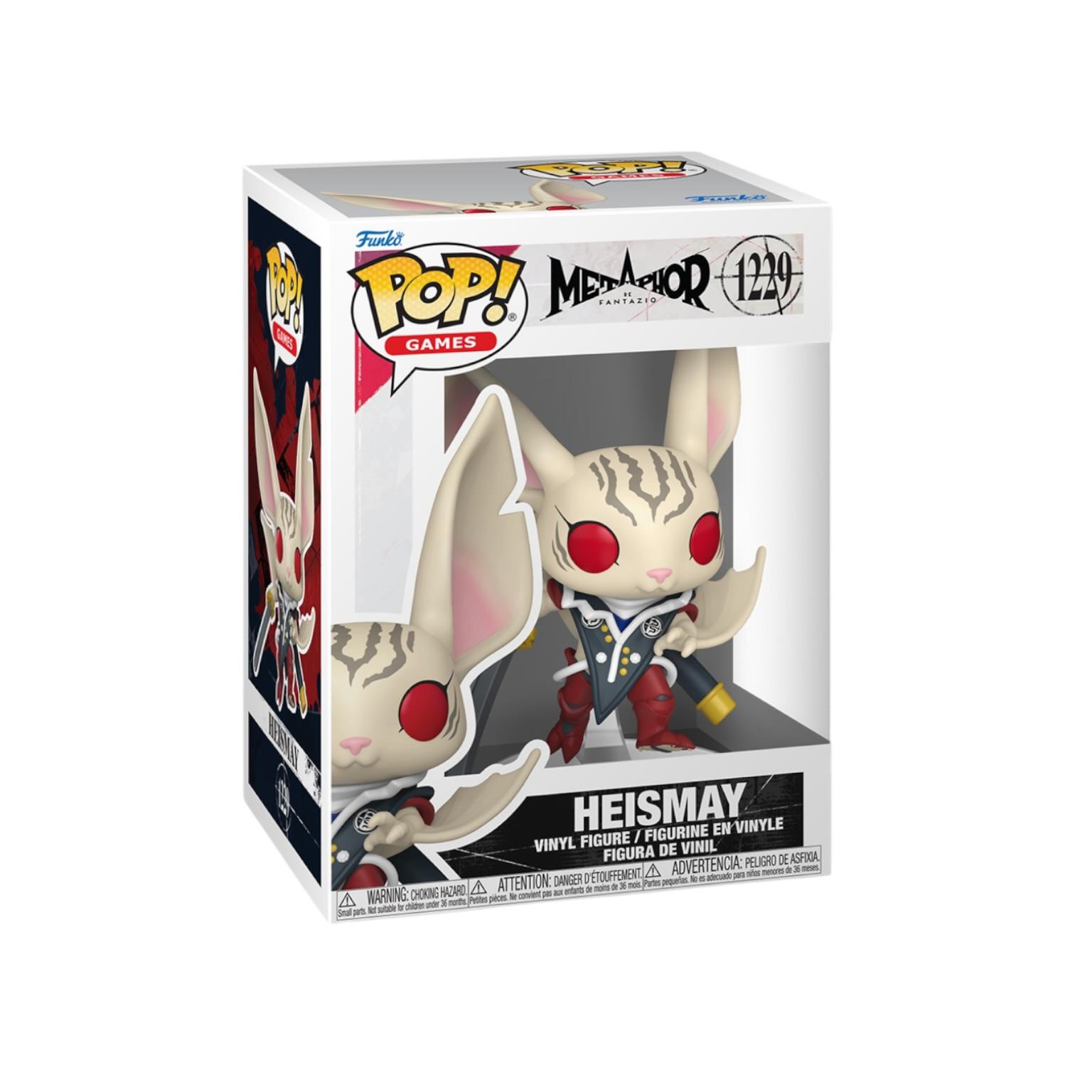 Funko Pop! vinyl figure packaging with branding on a white background