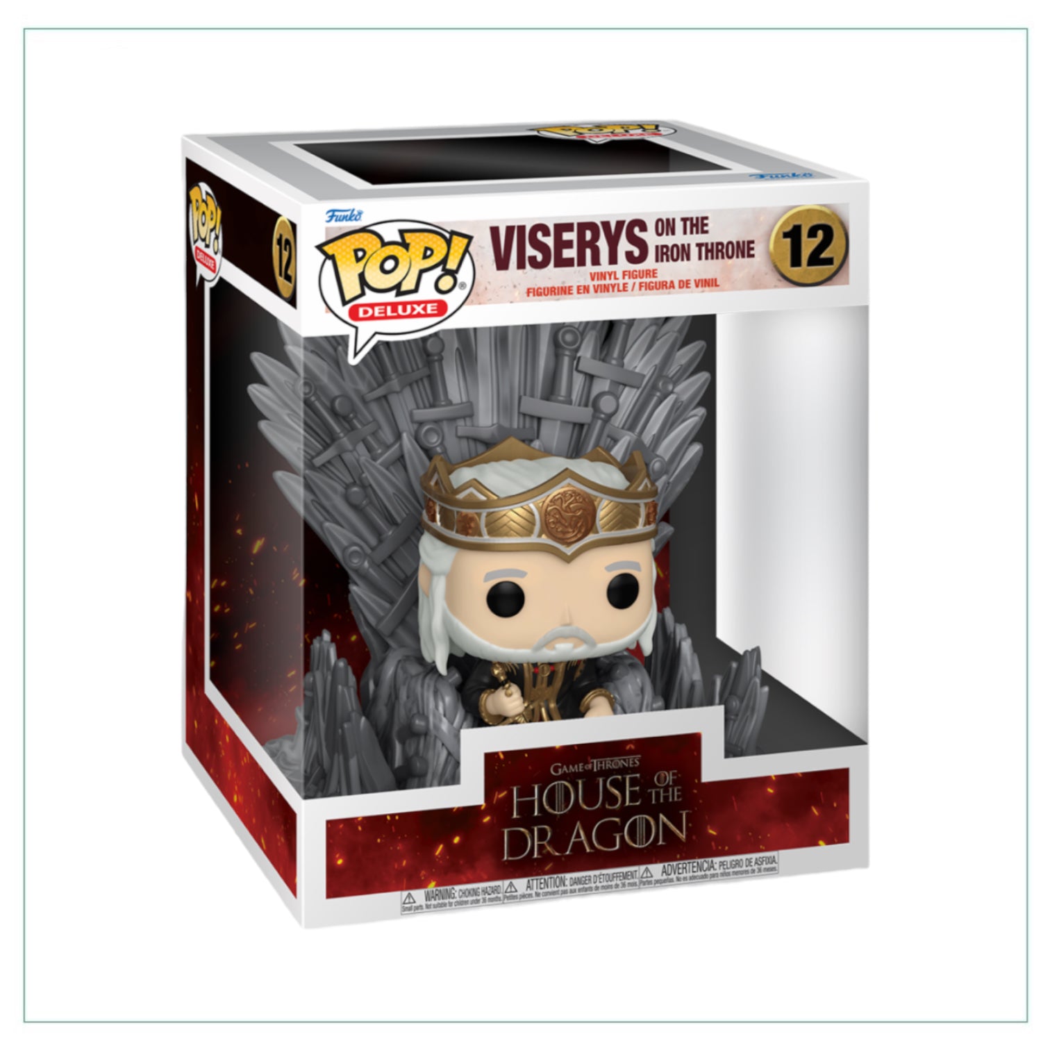 Viserys on the Iron Throne #12 Funko Pop! Deluxe House of The Dragon