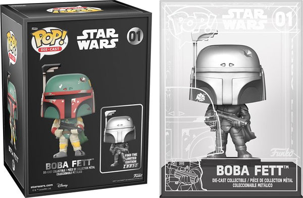 Boba Fett #01 (Chase) Funko Pop! Die-Cast : Star Wars : Funko Exclusiv