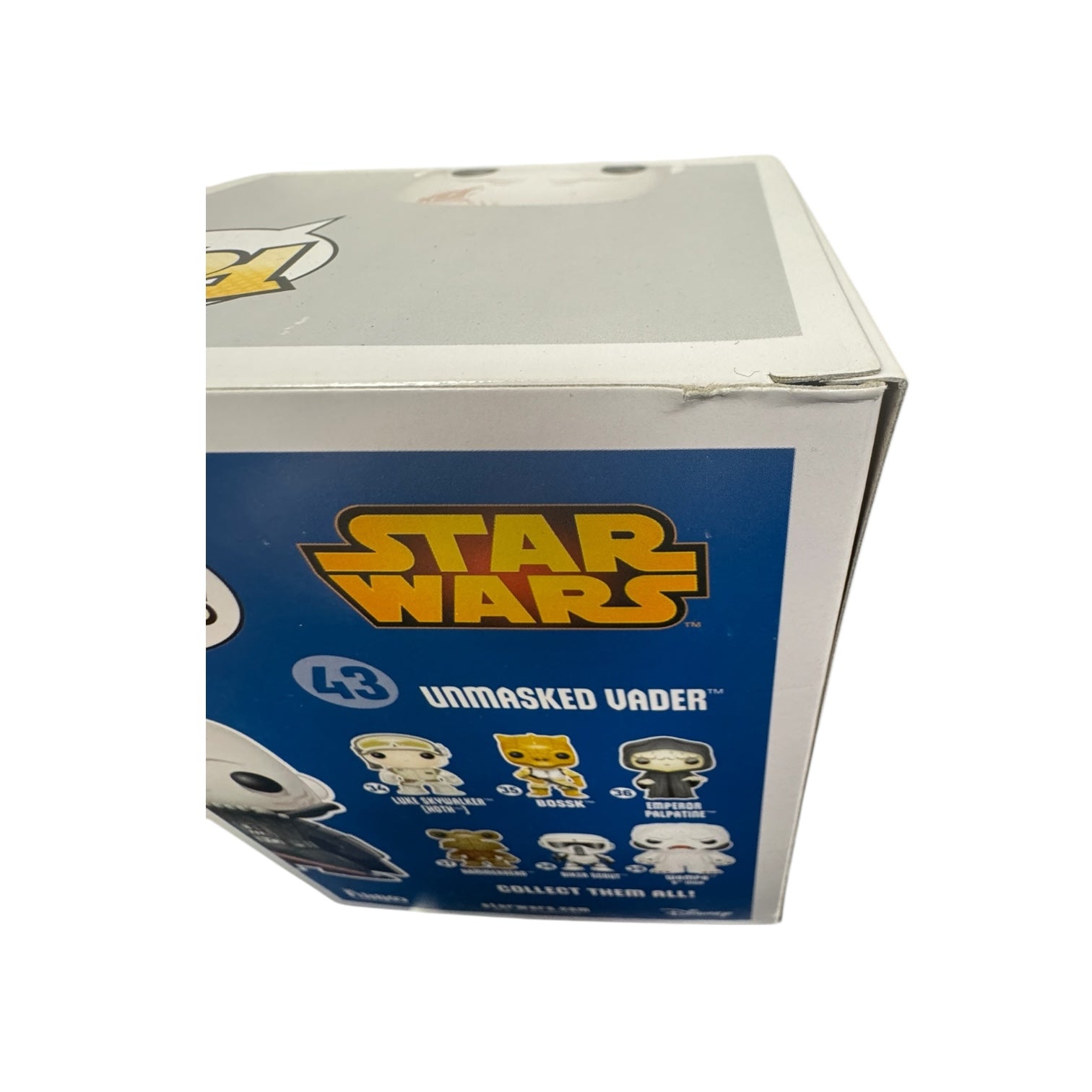 Unmasked Vader #43 Funko Pop! - Star Wars - Condition 8.75/10