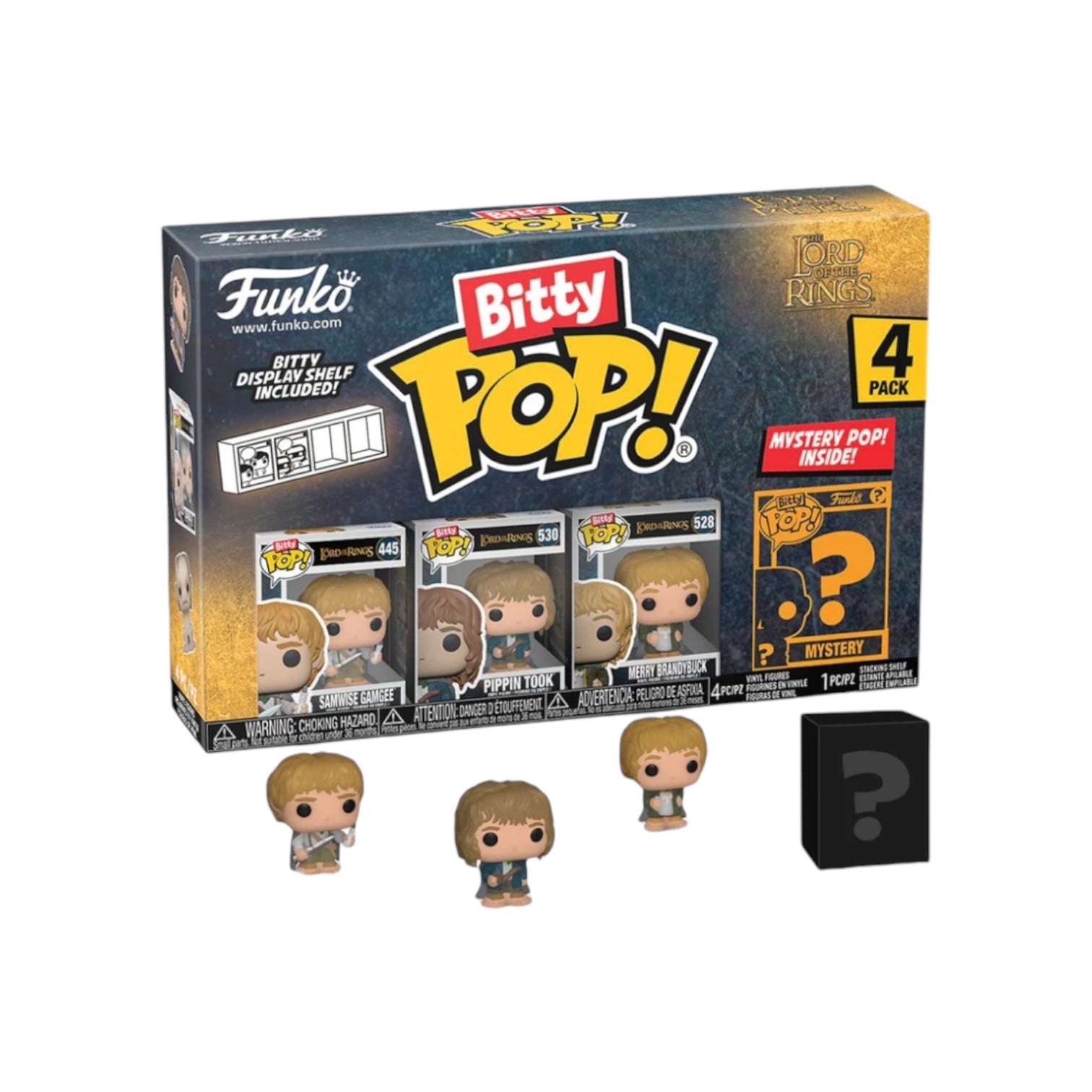 Samwise 4 Pack Bitty Funko Pop! - Lord of the Rings - Chance Of Chase - PREORDER