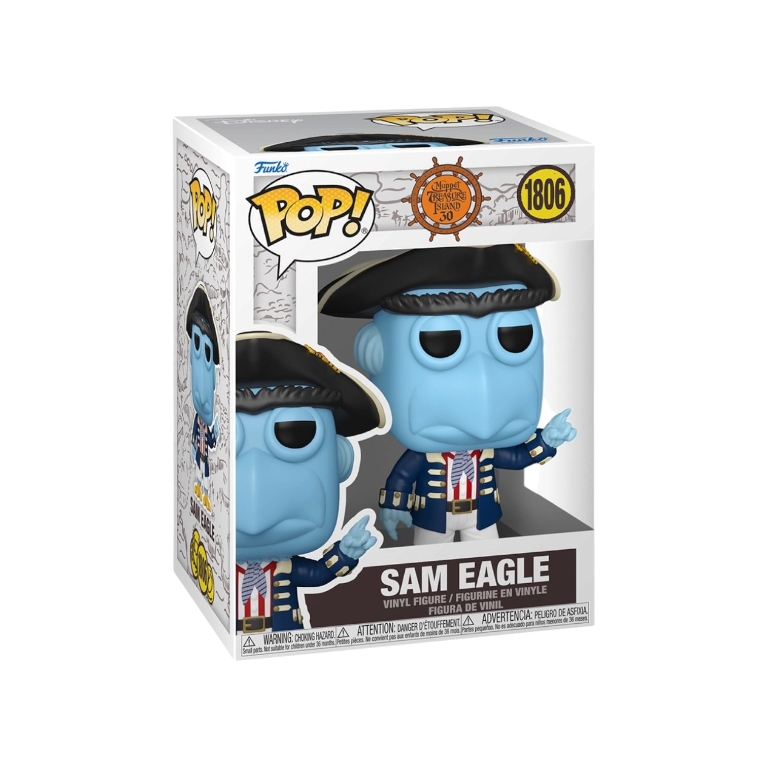 Sam Eagle #1806 Funko Pop! - Muppet Treasure Island - PREORDER