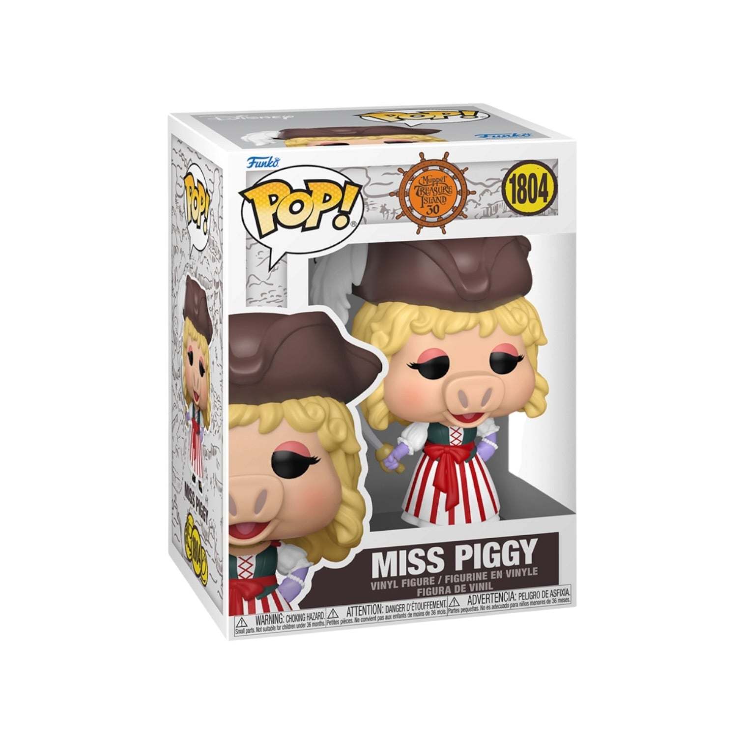 Miss Piggy #1804 Funko Pop! - Muppet Treasure Island - PREORDER