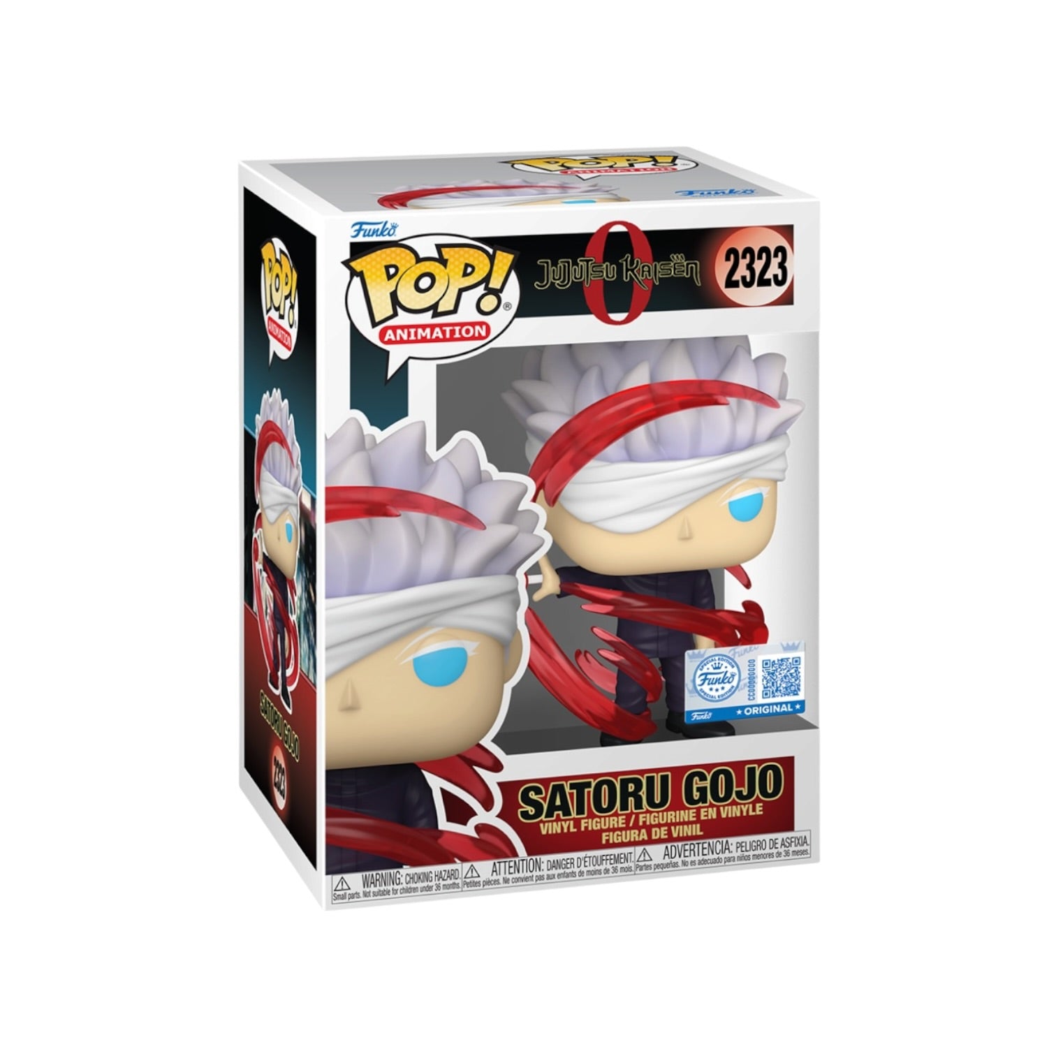 Satoru Gojo (Red Energy) #2323 Funko Pop! - Jujustu Kaisen 0 - Funko Exclusive