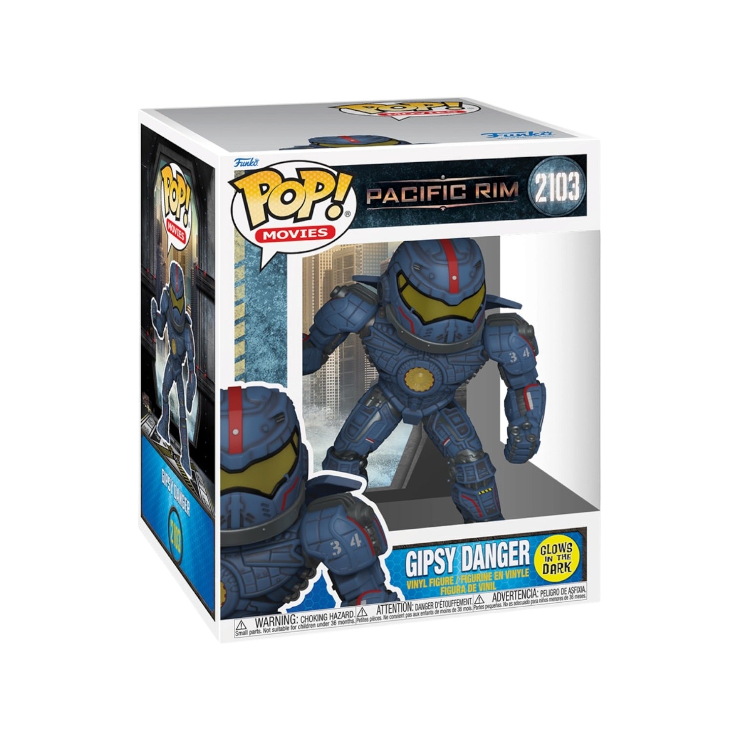 Gipsy Danger #2103 (Glows in the Dark) Funko Pop! - Pacific Rim - PREORDER