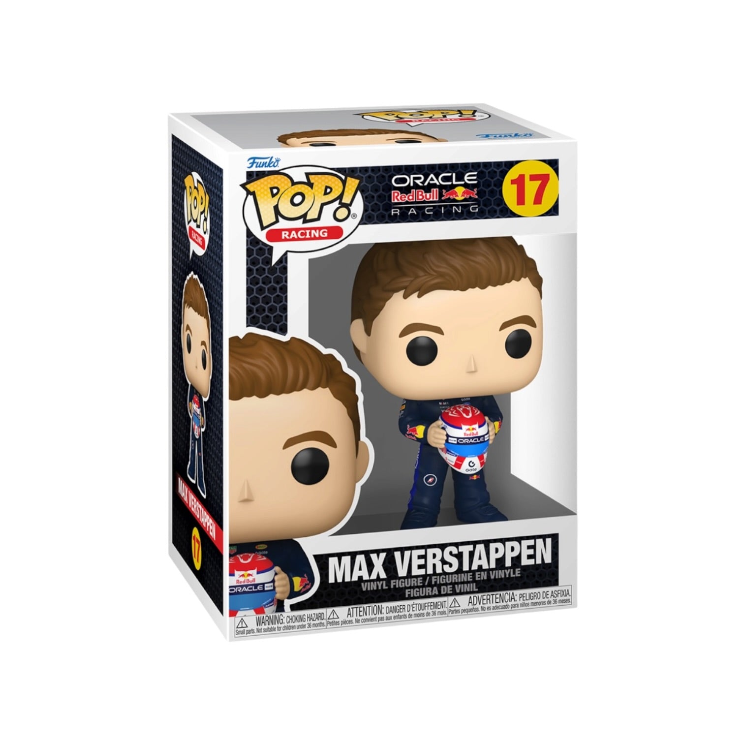 Max Verstappen (Holding Helmet) #17 Funko Pop! - Oracle Red Bull Racing - PREORDER