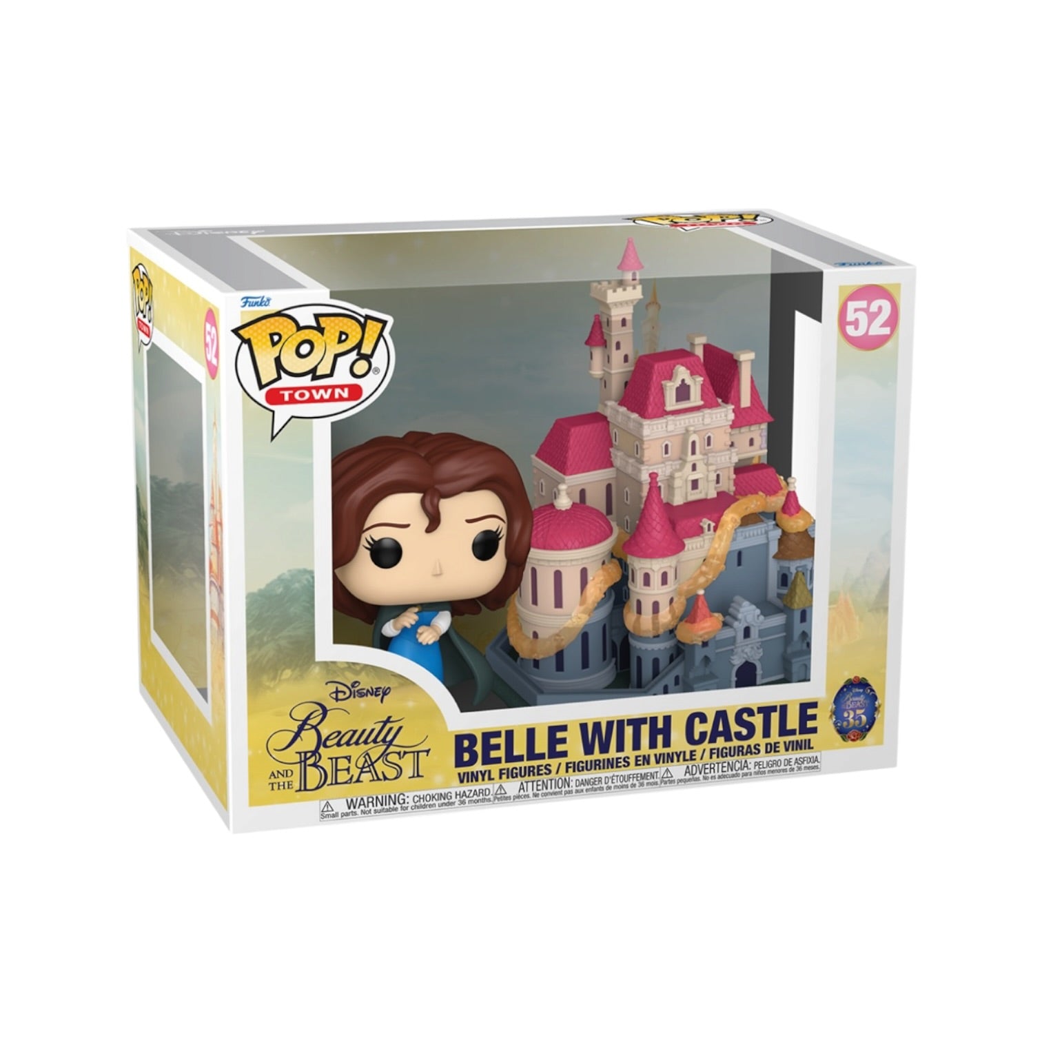 Belle with Castle #52 Funko Pop! Town - Beauty and the Beast - PREORDER