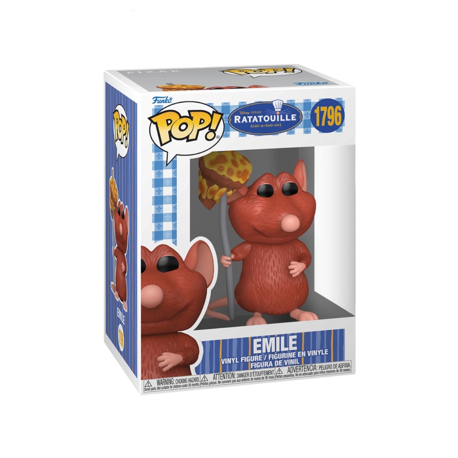 Emile with Mushroom #1796 Funko Pop! - Ratatouille - Pixar - PREORDER