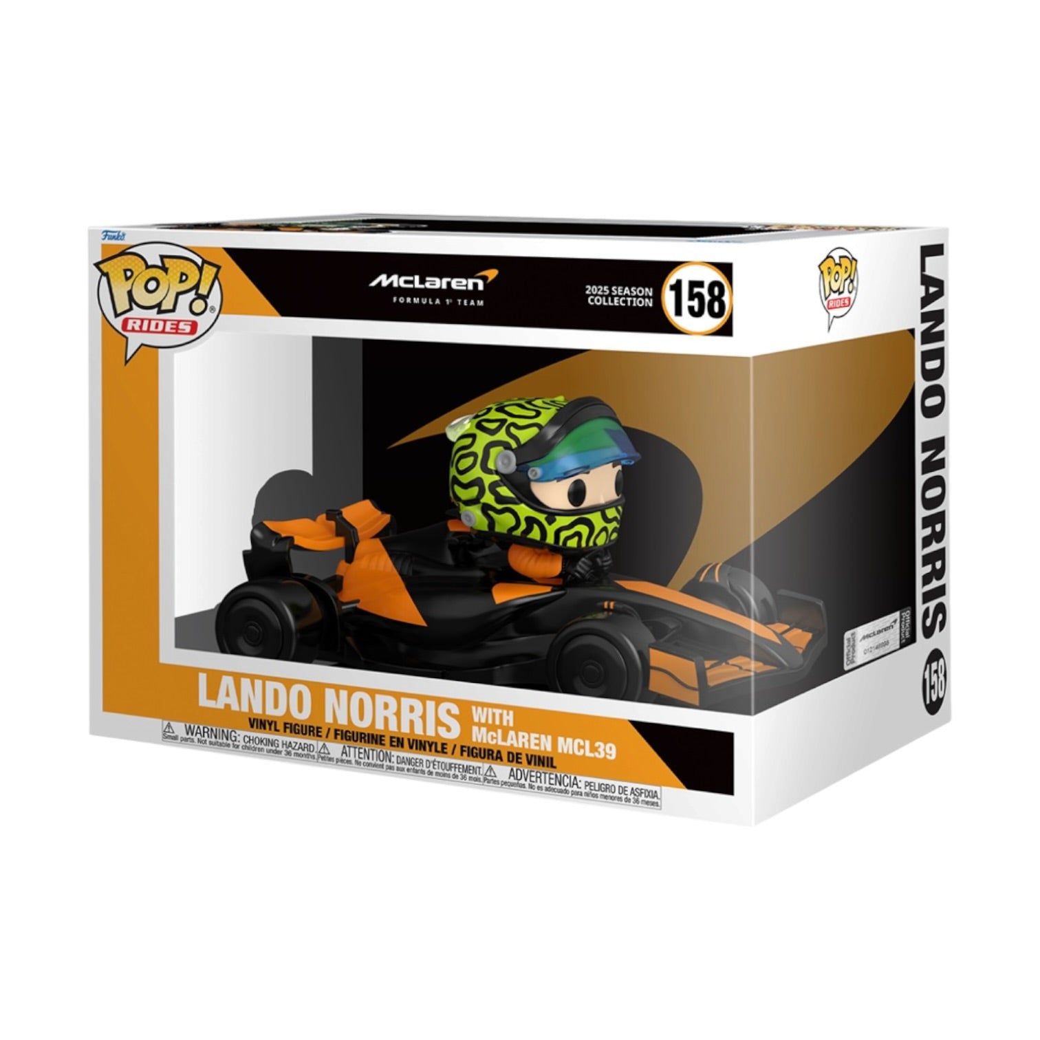 Lando Norris with McLaren MCL39 #158 Funko Pop! Super Deluxe Ride - McLaren - PREORDER