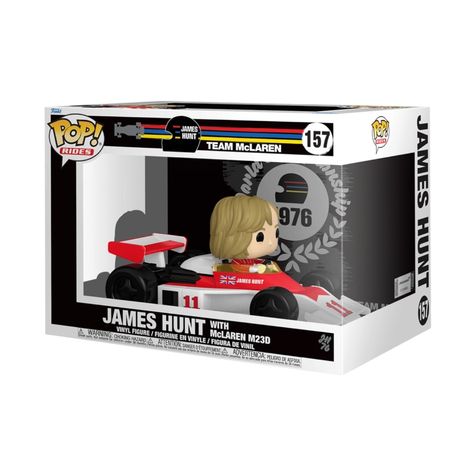 James Hunt with McLaren M23D #157 Funko Pop! Super Deluxe Ride - McLaren - PREORDER