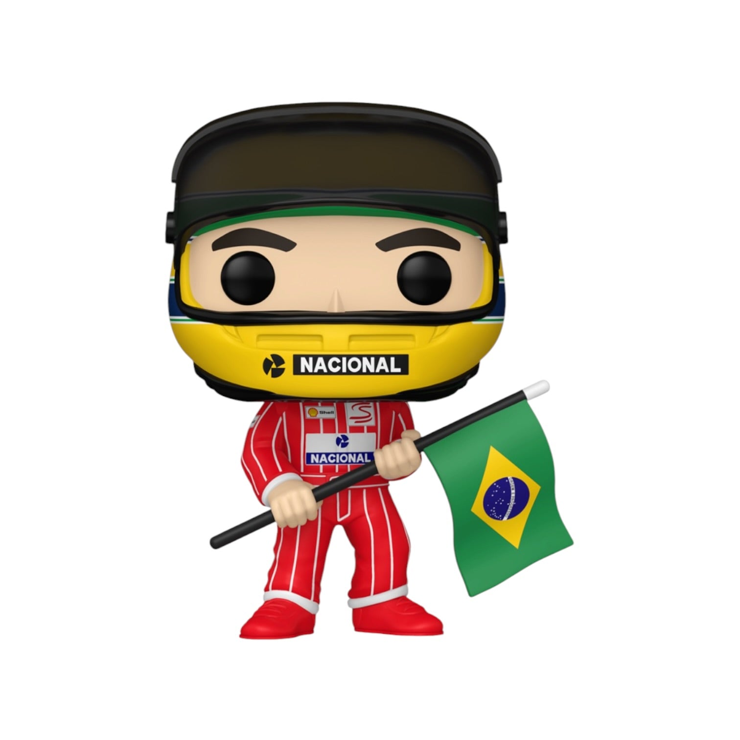 Ayrton Senna with Brazilian Flag #22 Funko Pop! - Senna - PREORDER