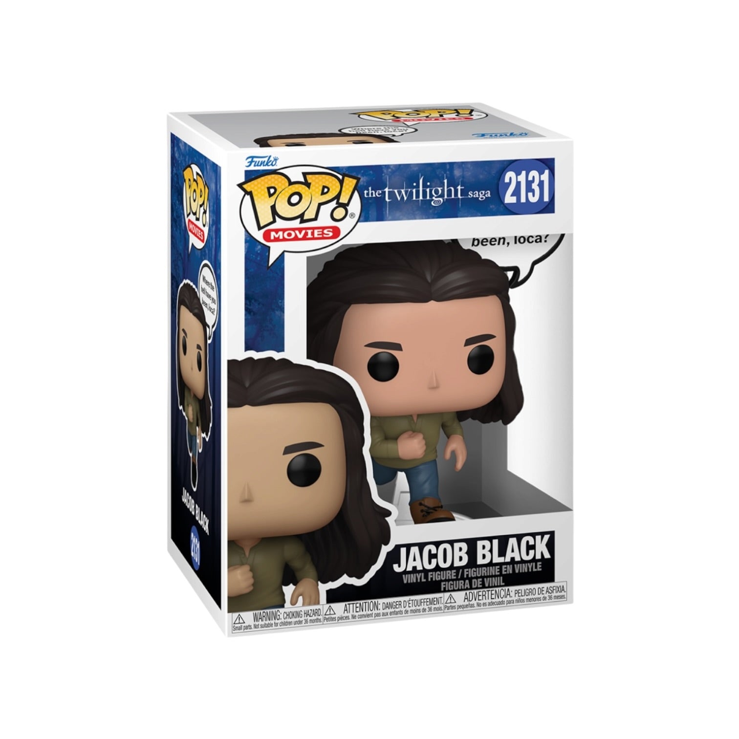 Jacob Black (Where the Hell Have You Been) #2131 Funko Pop! Sayings - Twilight - PREORDER