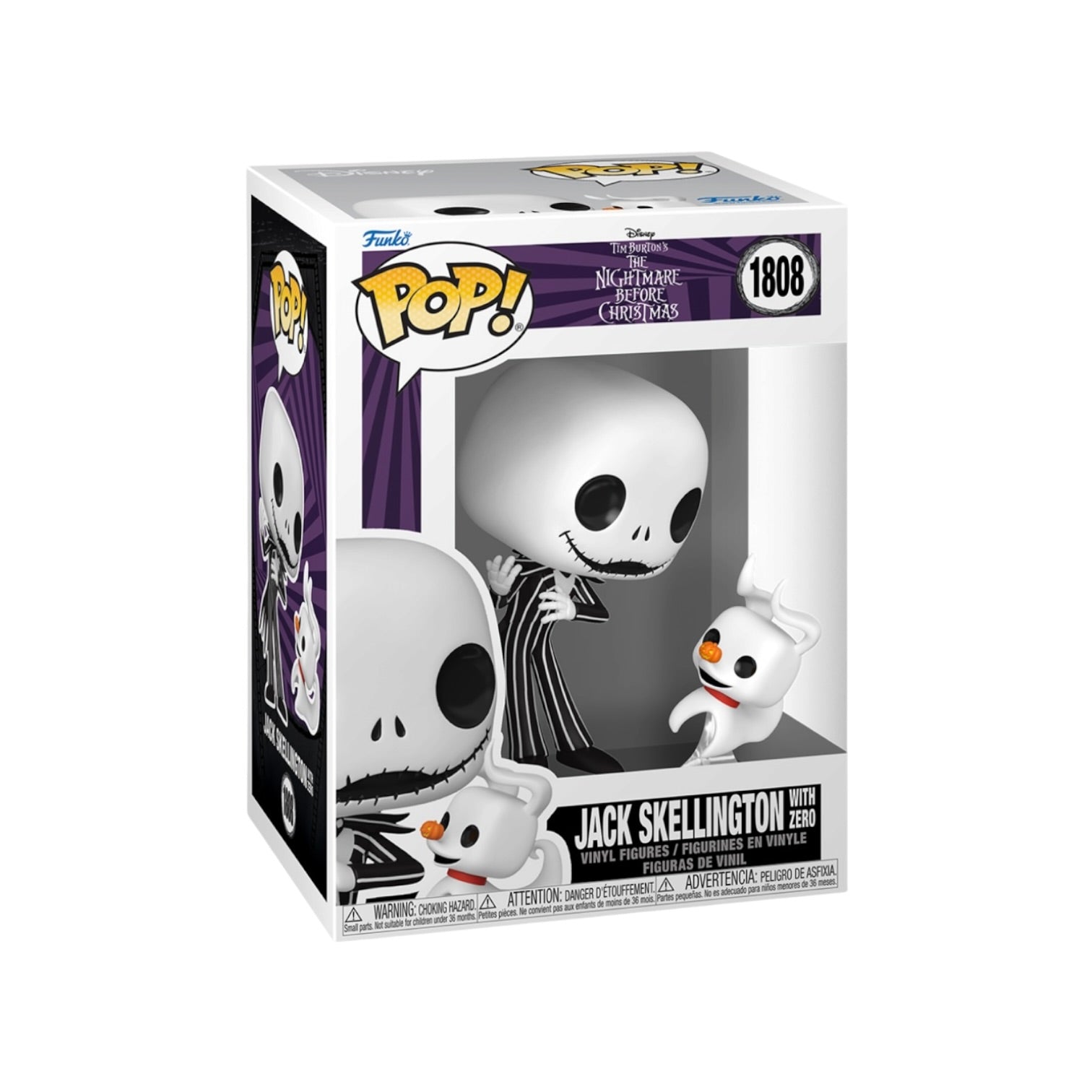 Jack Skellington with Zero #1808 Funko Pop! & Buddy - The Nightmare Before Christmas - PREORDER