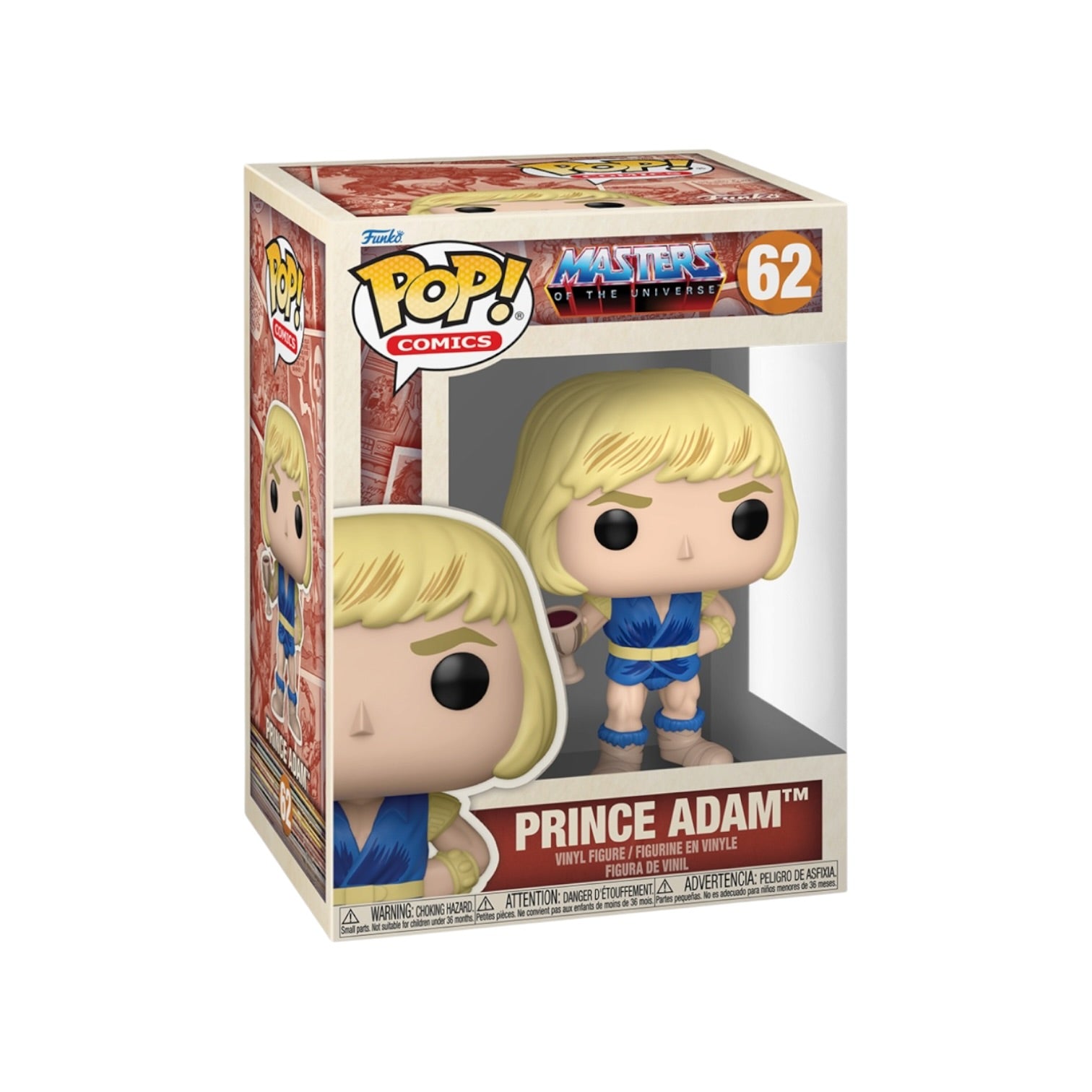 Prince Adam (Vintage) #62 Funko Pop! - Masters Of The Universe - PREORDER