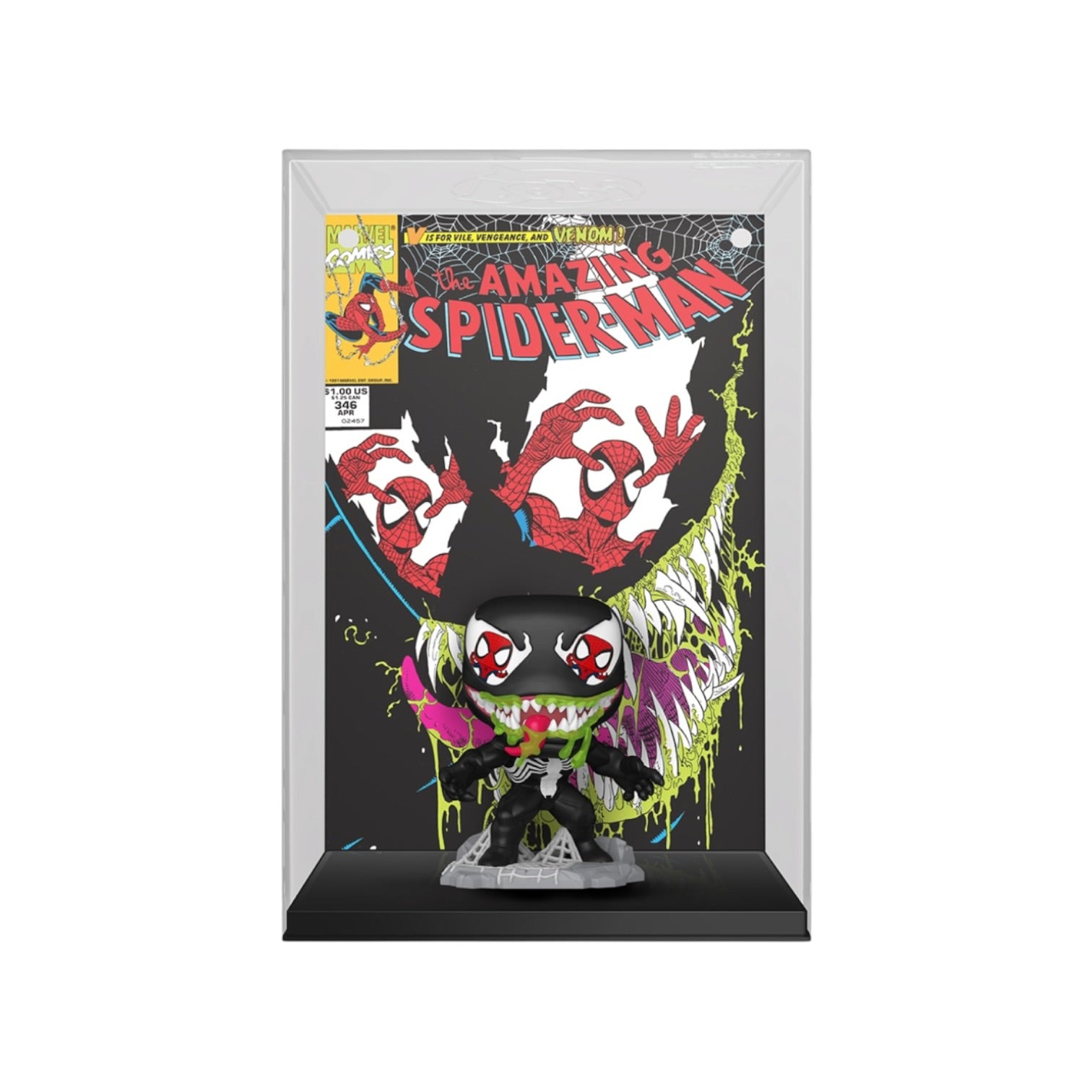 Amazing Spider-Man #346 (Venom) #18 Funko Pop! Comic Cover - Marvel - PREORDER