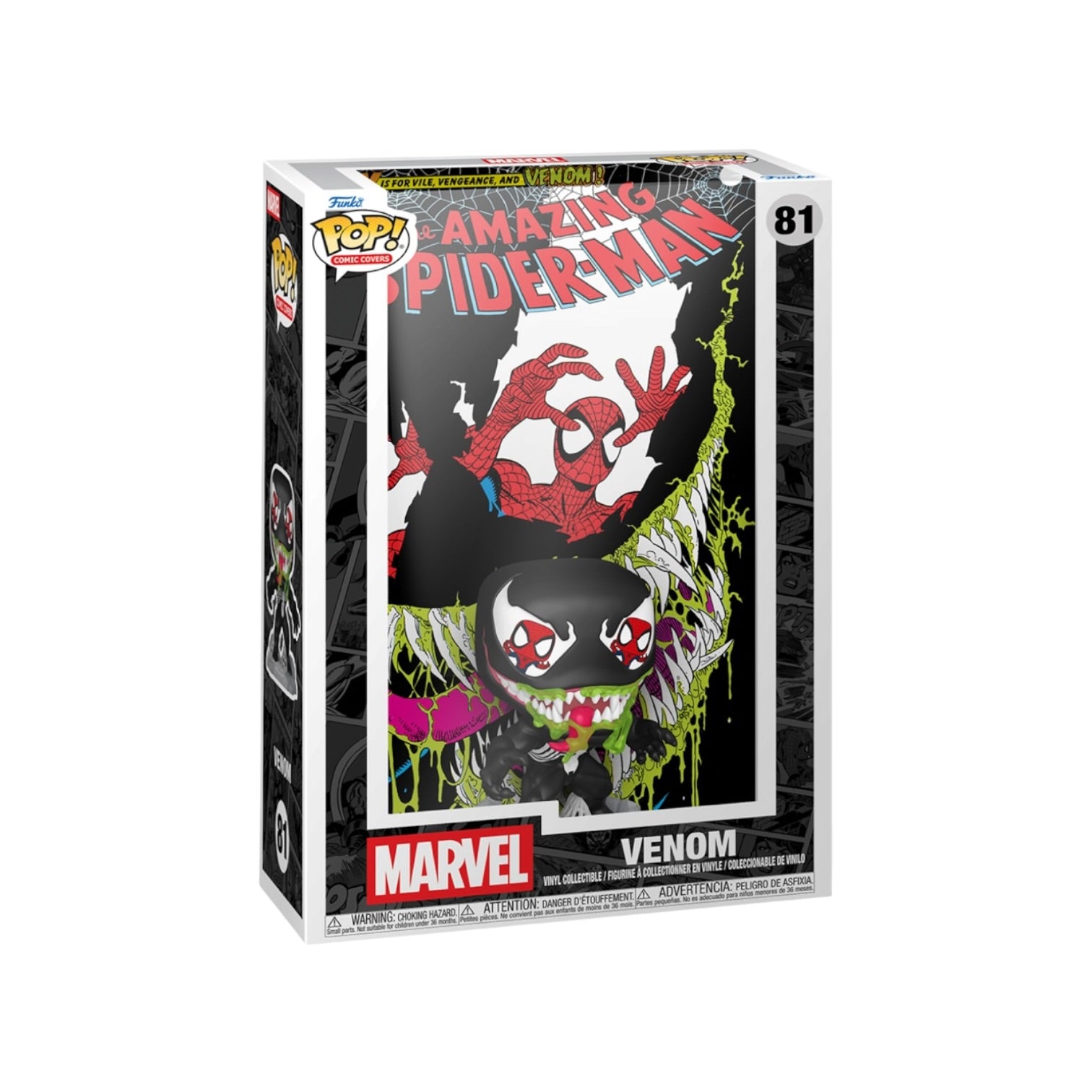 Amazing Spider-Man #346 (Venom) #18 Funko Pop! Comic Cover - Marvel - PREORDER