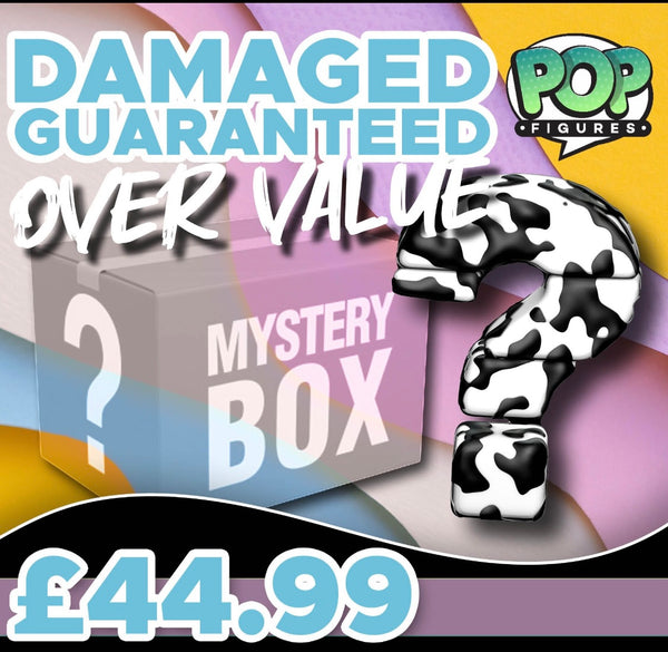 Damaged Guaranteed Over Value Funko Pop Mystery Box!
