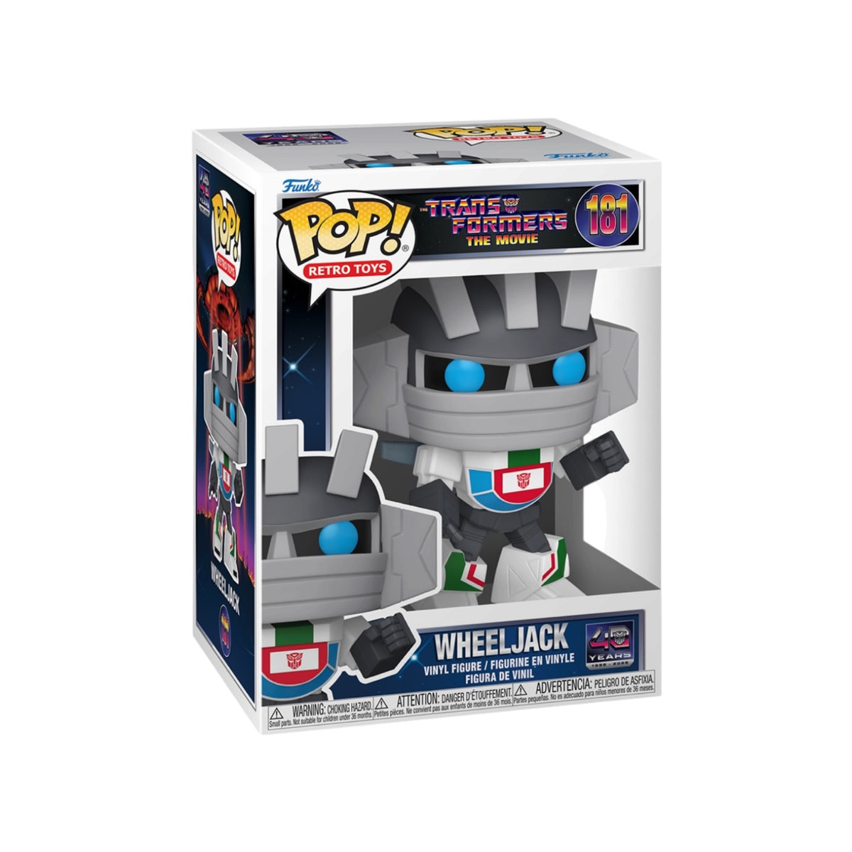 Wheeljack (40th Anniversary) #181 Funko Pop! - The Transformers: The Movie - PREORDER