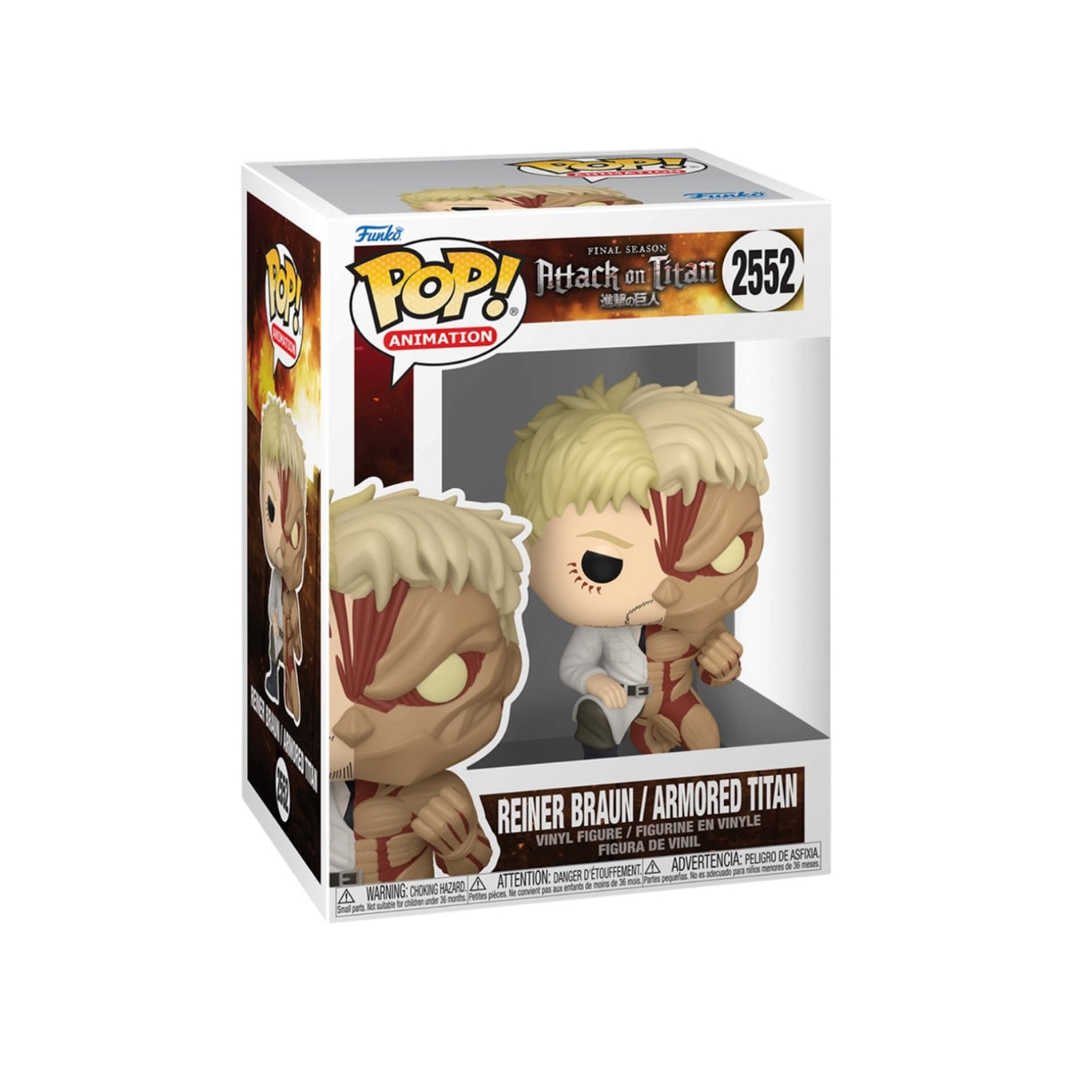 Reiner Braun / Armored Titan #2552 Funko Pop! - Attack on Titan - PREORDER