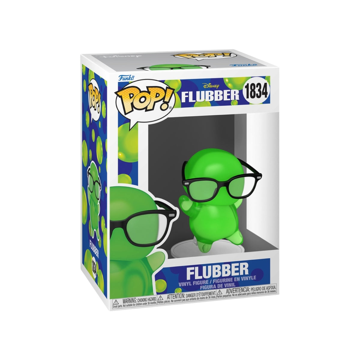 Flubber with Glasses (Translucent) #1834 Funko Pop! - Flubber - PREORDER