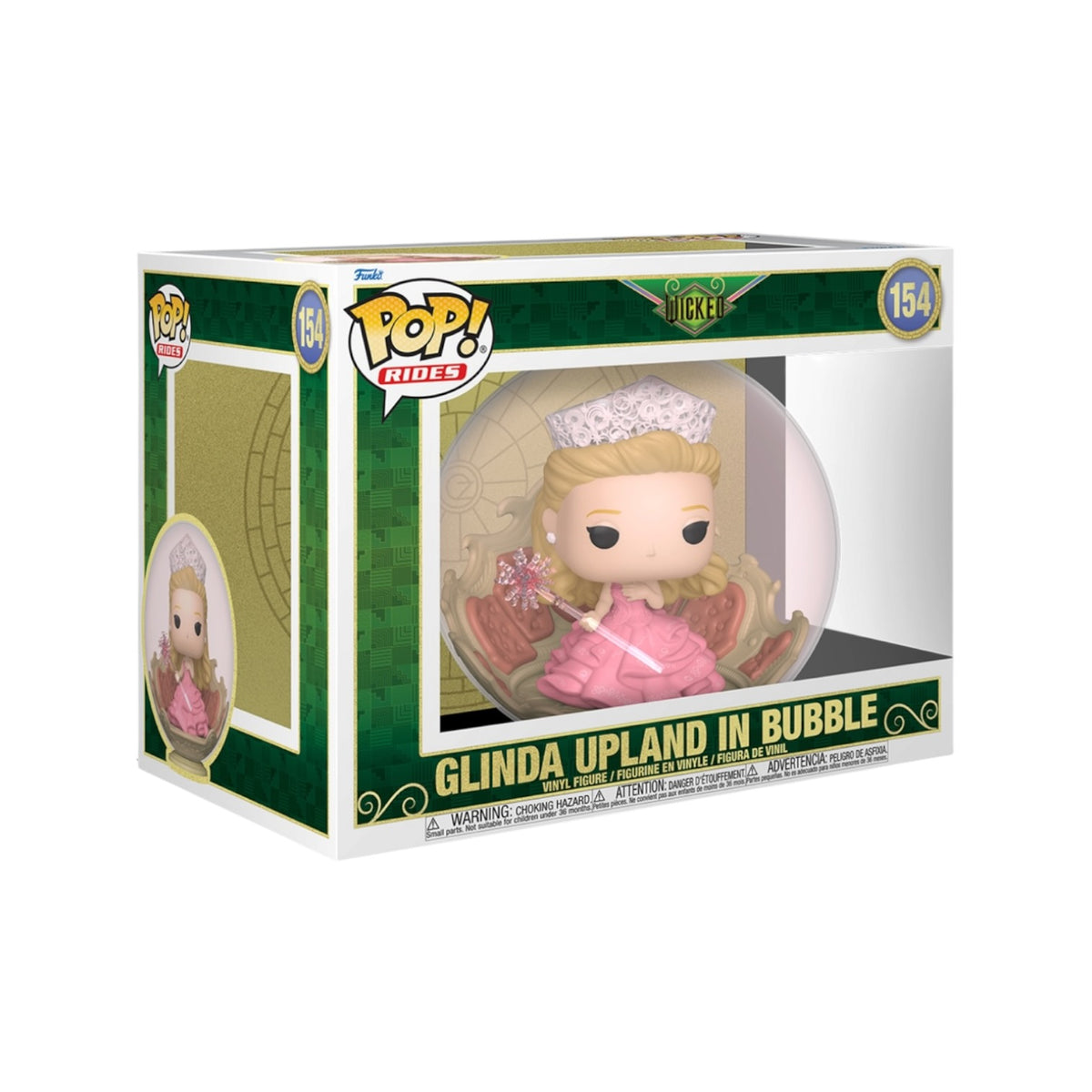 Glinda Upland in Bubble #154 Funko Pop! Ride - Wicked - PREORDER