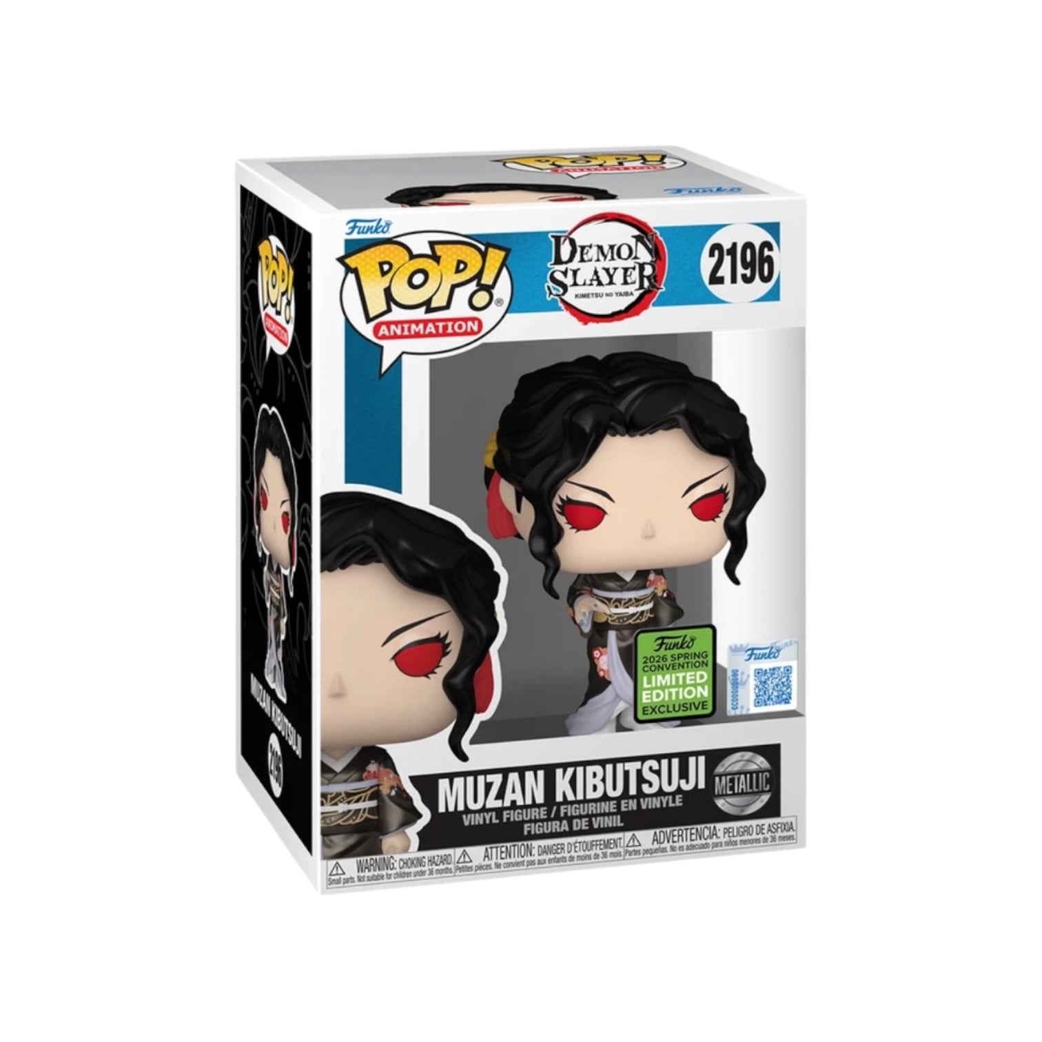 Muzan Kibutsuji (Metallic) #2196 Funko Pop! - Demon Slayer - Spring Convention 2026 Exclusive